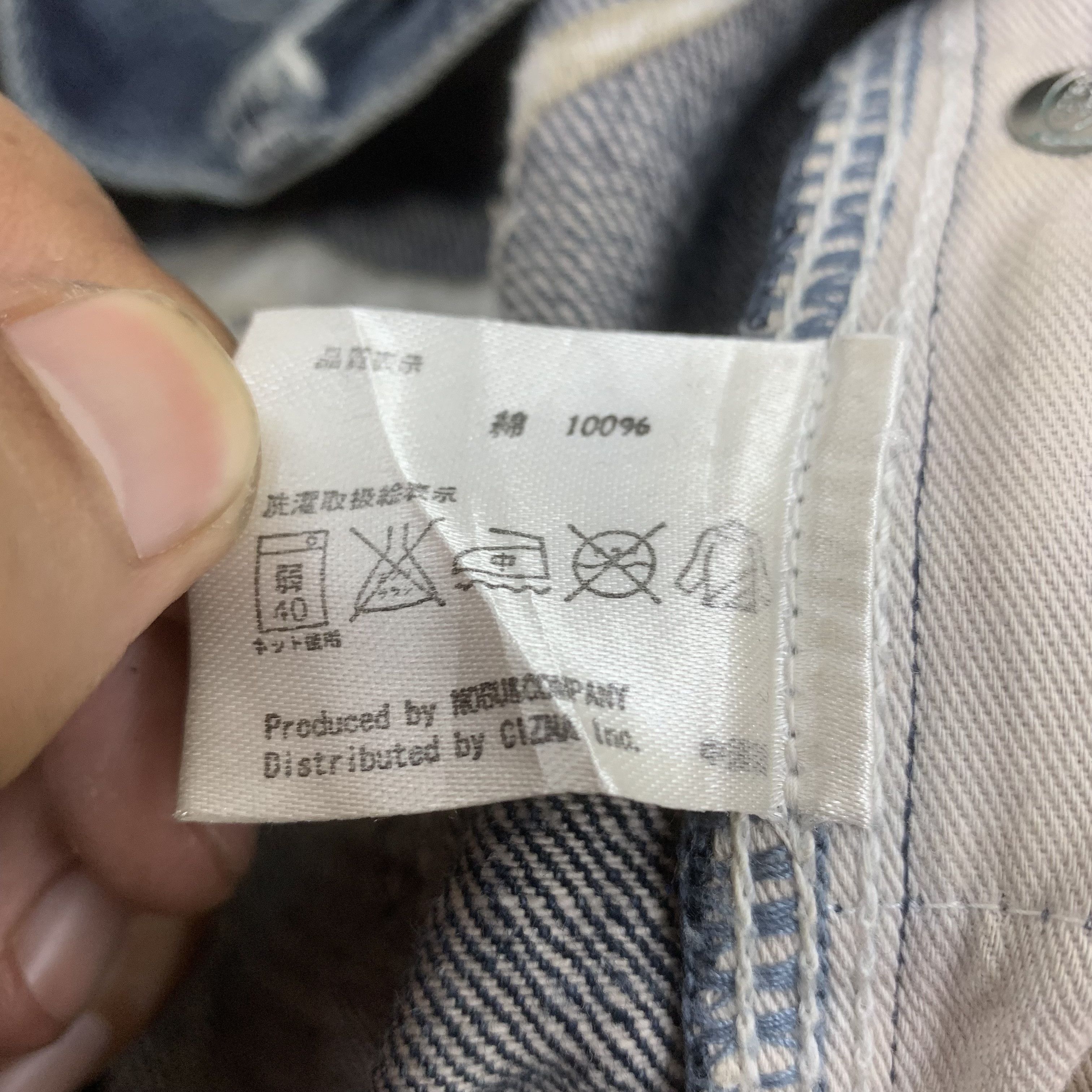 Vanson Leathers Blue Faded Jeans Vanson Leathers Motorcycles Size US 33 - 10 Thumbnail