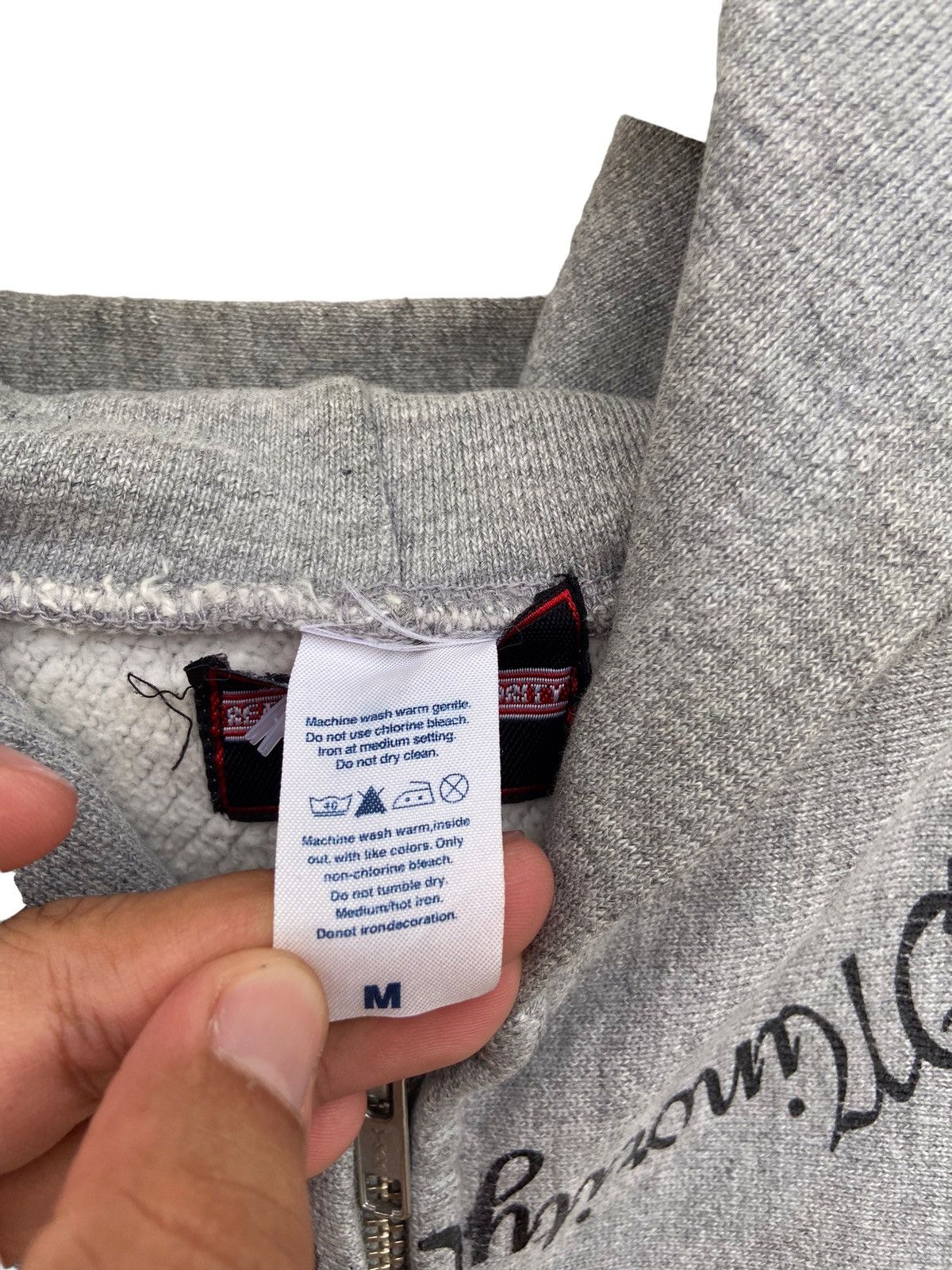 Japanese Brand Real Minority Reverse Weave Style Hoodie Size US M / EU 48-50 / 2 - 8 Thumbnail