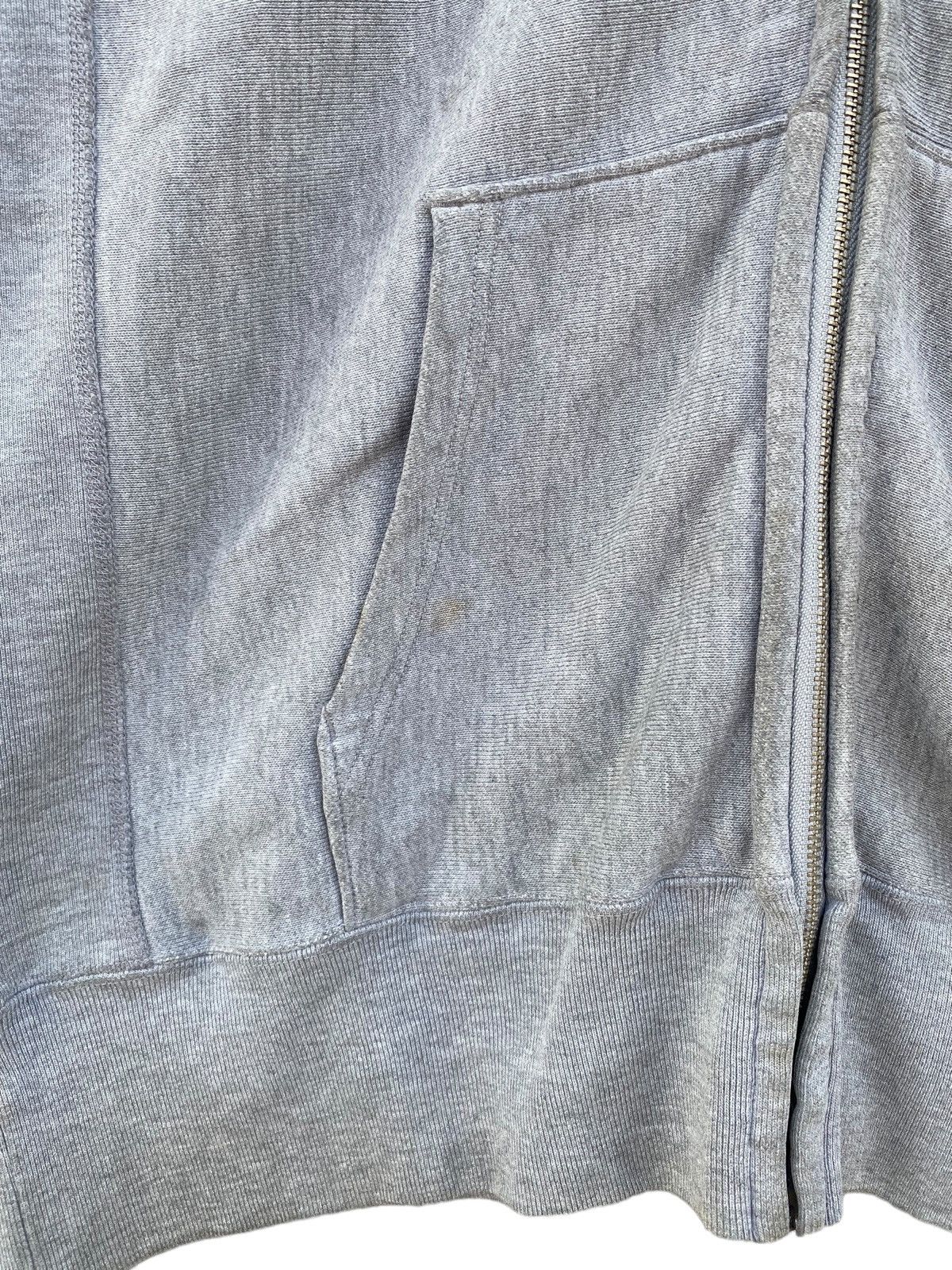 Japanese Brand × Vintage Vintage Oil Works Reverse Weave Thrashed Hoodie Size US XL / EU 56 / 4 - 6 Thumbnail
