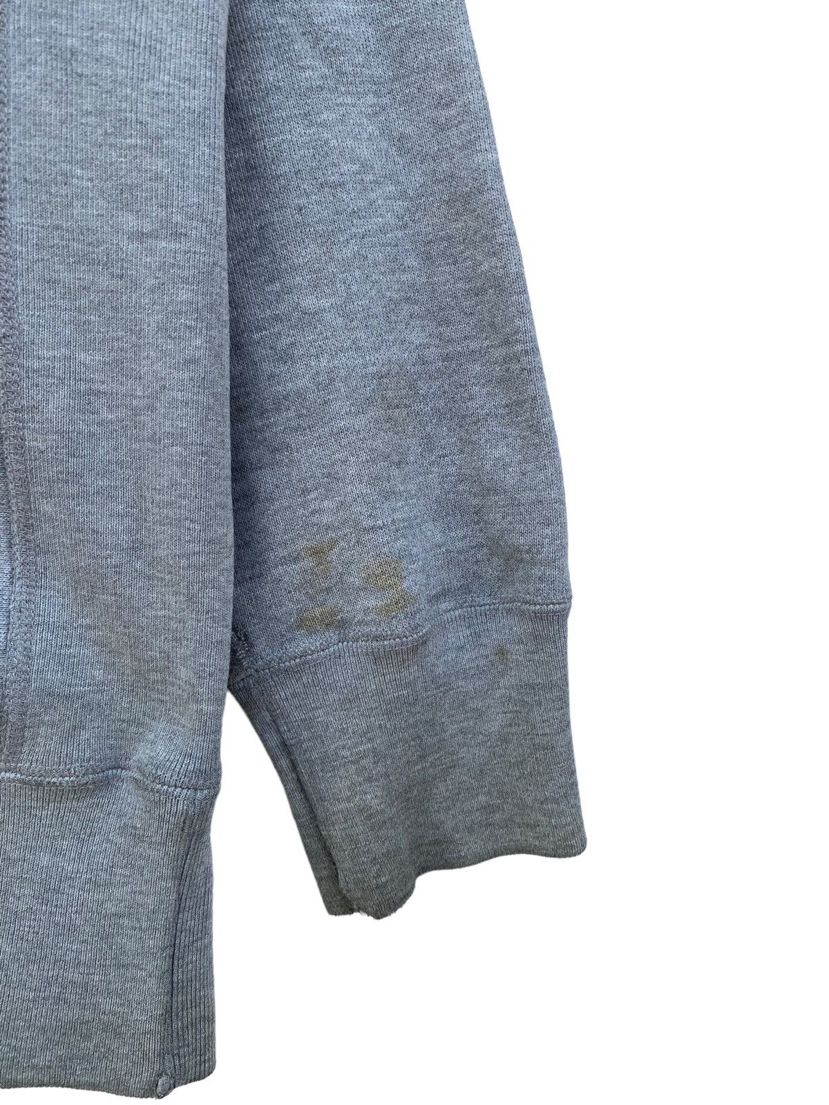 Japanese Brand × Vintage Vintage Oil Works Reverse Weave Thrashed Hoodie Size US XL / EU 56 / 4 - 3 Thumbnail
