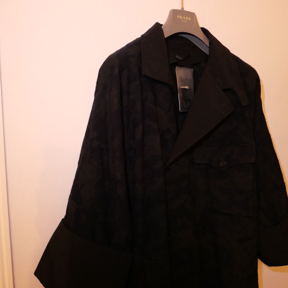 Yohji Yamamoto Yohji Yamamoto homme 17aw Look 39 Camouflage Jacquard Coat Size US S / EU 44-46 / 1 - 7 Thumbnail