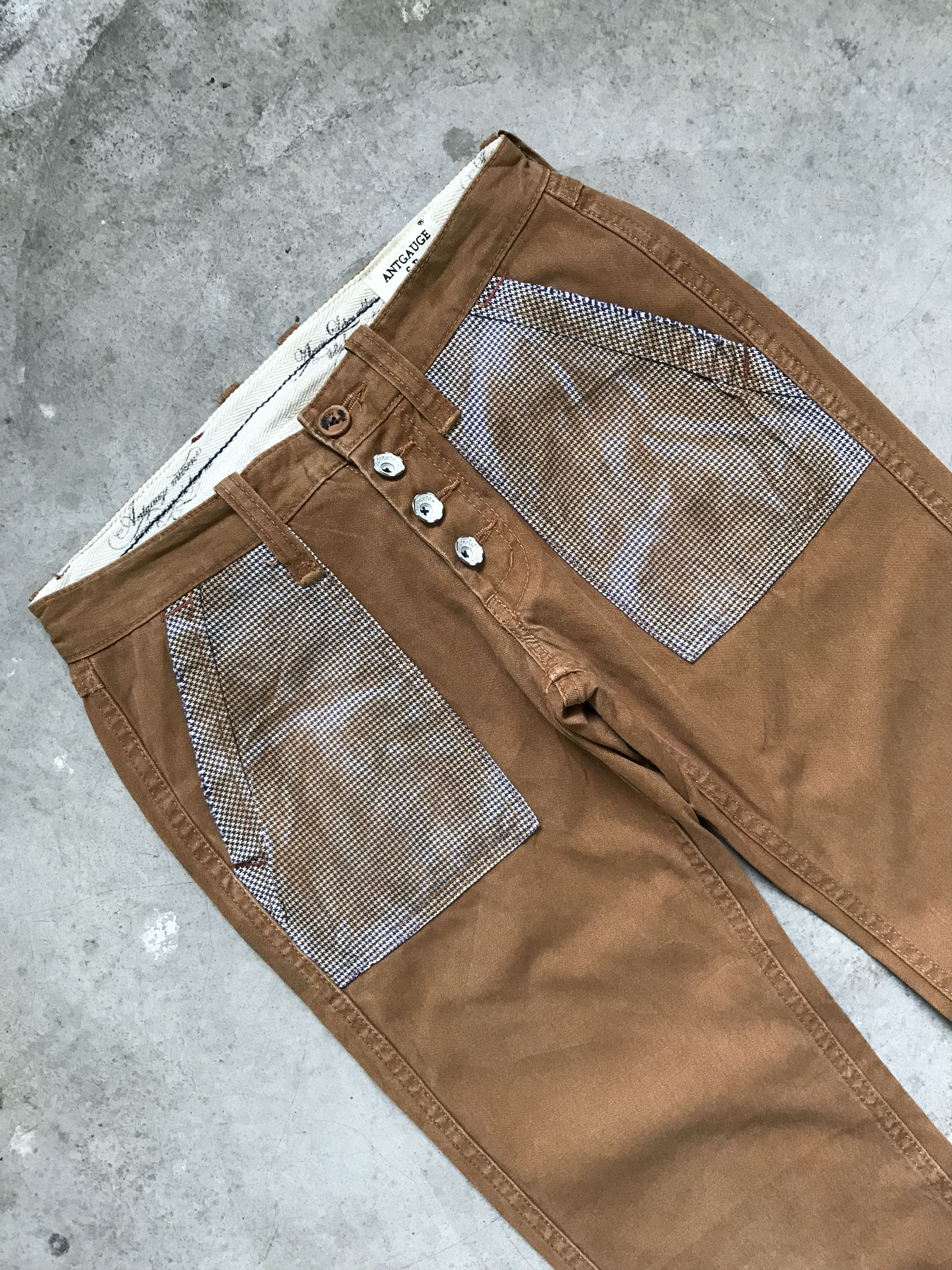 Japanese Brand × Seditionaries P28 ANTGAUGE Japan Two Tones Light Duck Canvas Baker Pant Size US 28 / EU 44 - 4 Thumbnail