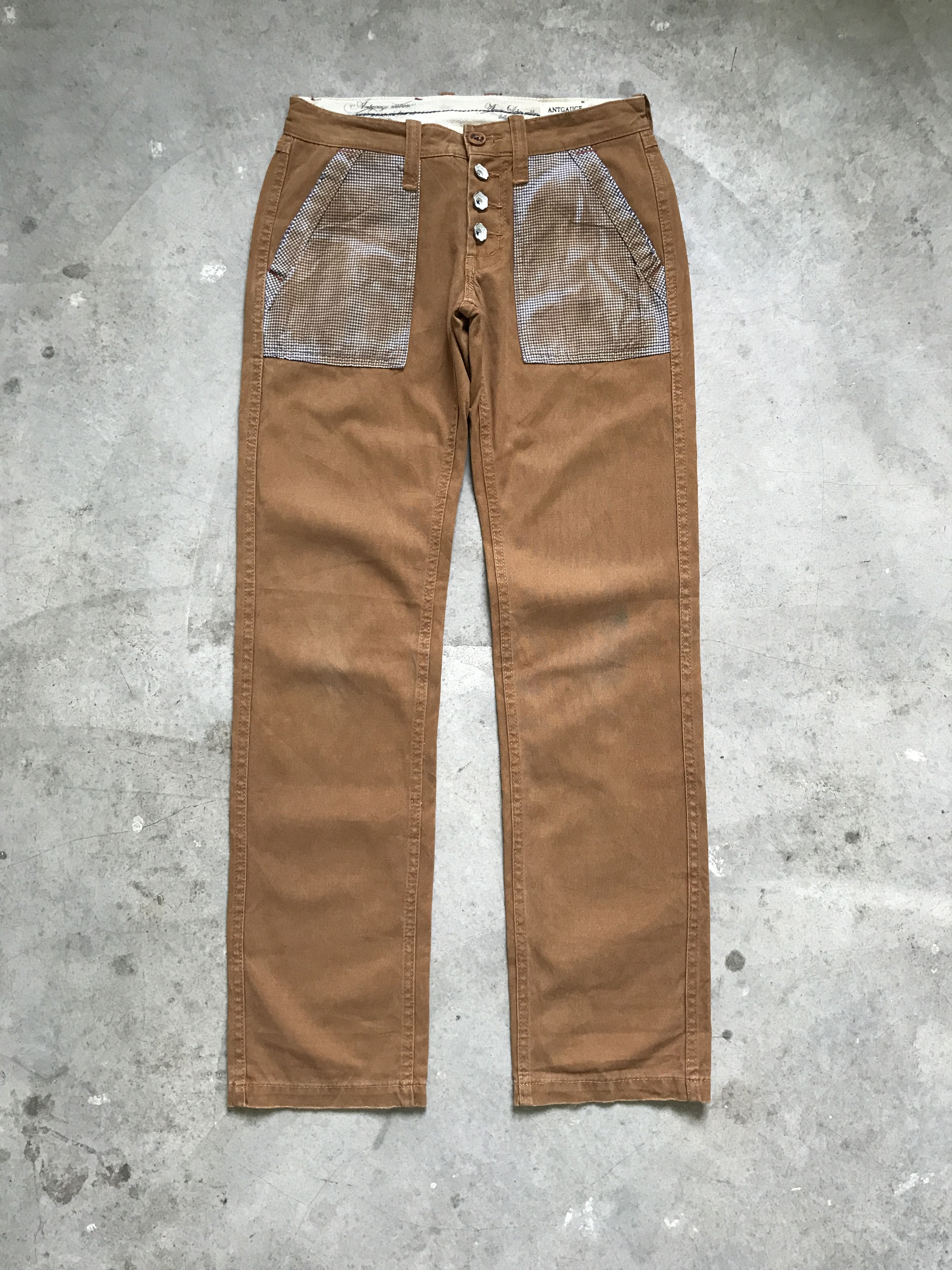 Japanese Brand × Seditionaries P28 ANTGAUGE Japan Two Tones Light Duck Canvas Baker Pant Size US 28 / EU 44 - 3 Thumbnail