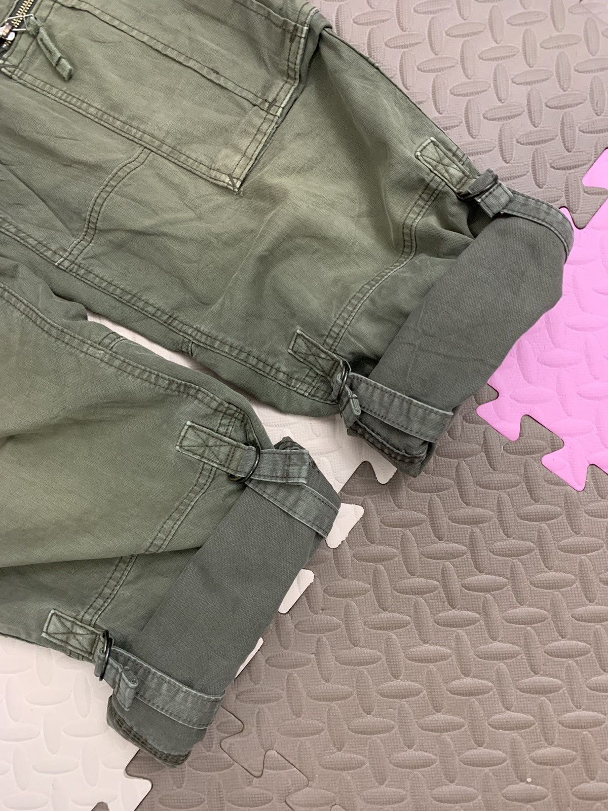 Uniqlo × Vintage Vintage Uniqlo cargos pant trouser distressed drawstring Size US 36 / EU 52 - 10 Thumbnail