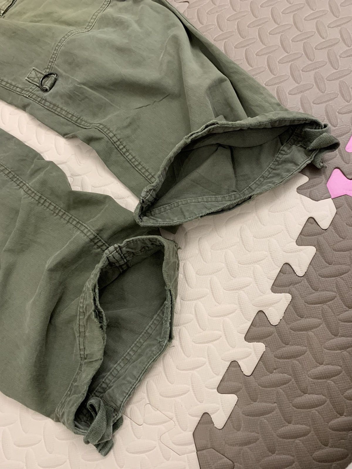 Uniqlo × Vintage Vintage Uniqlo cargos pant trouser distressed drawstring Size US 36 / EU 52 - 12 Thumbnail