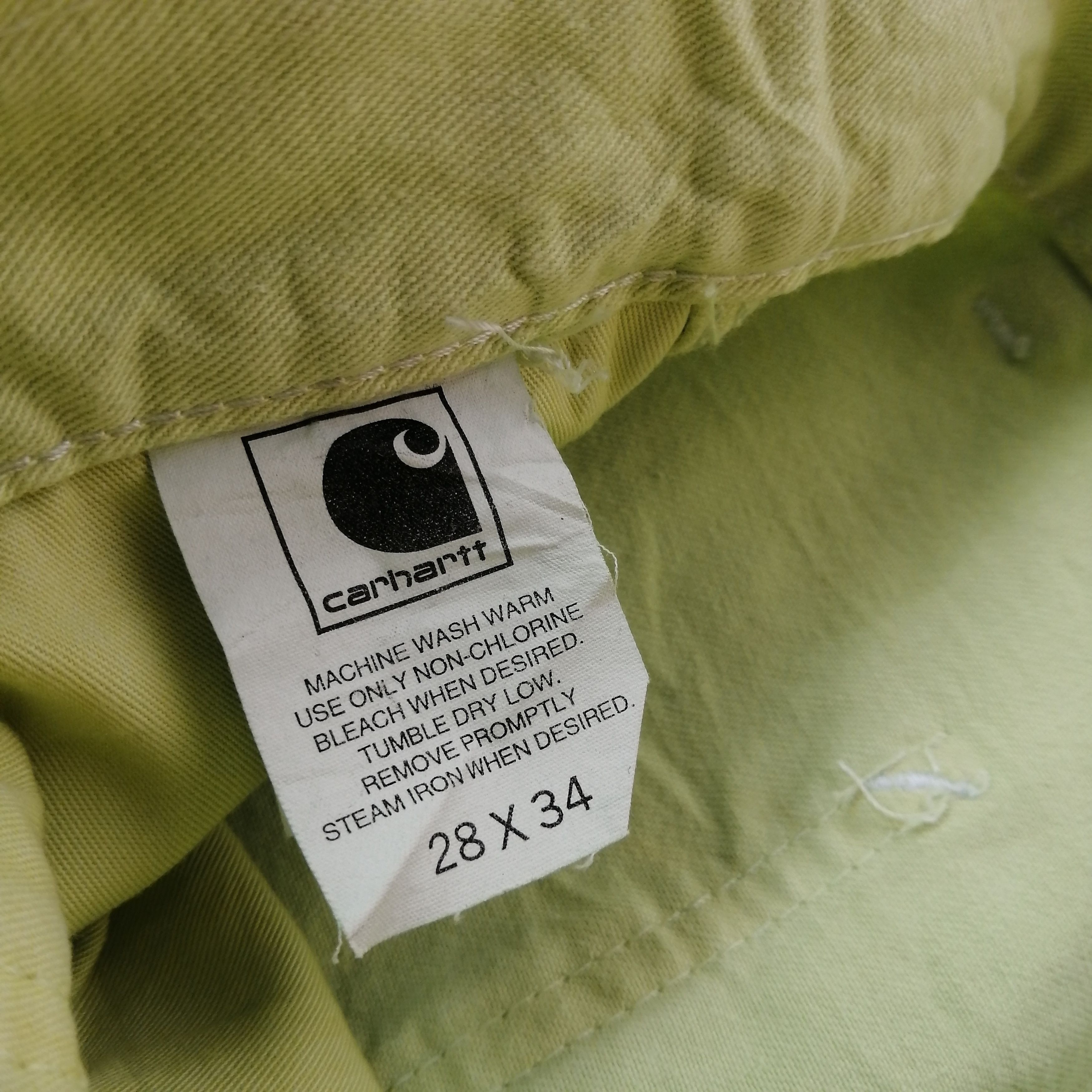 Carhartt Wip Carhartt cargo mechanic green pants Size US 28 / EU 44 - 6 Thumbnail