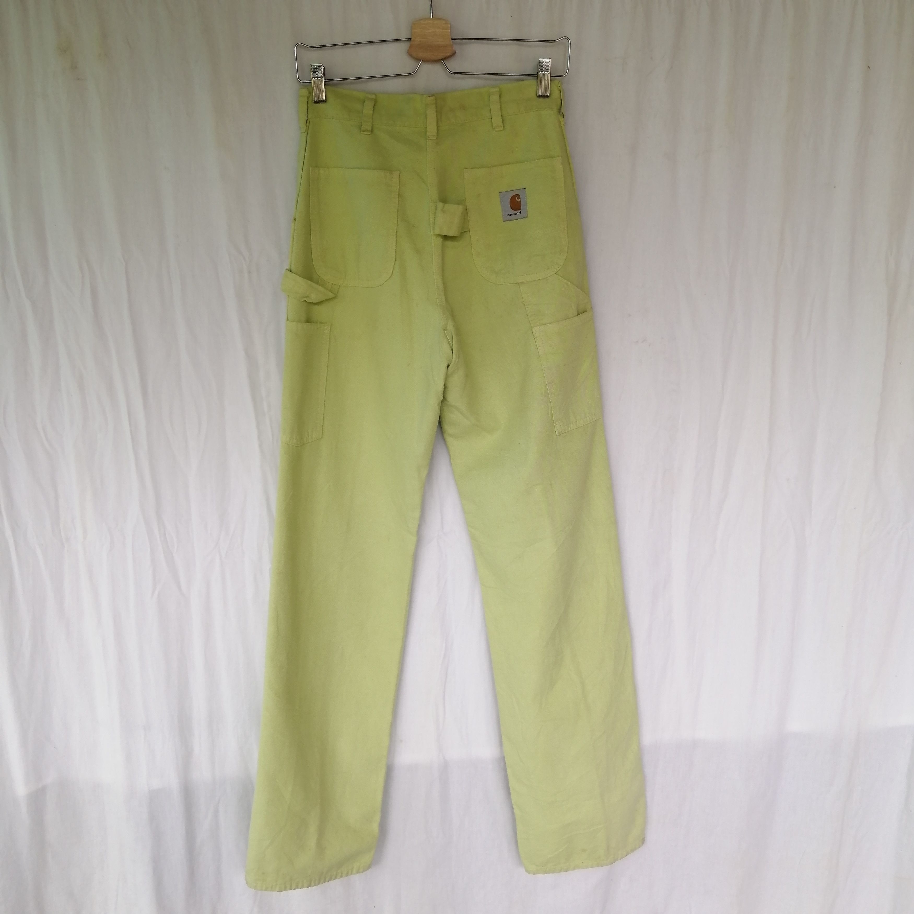 Carhartt cargo mechanic green pants
