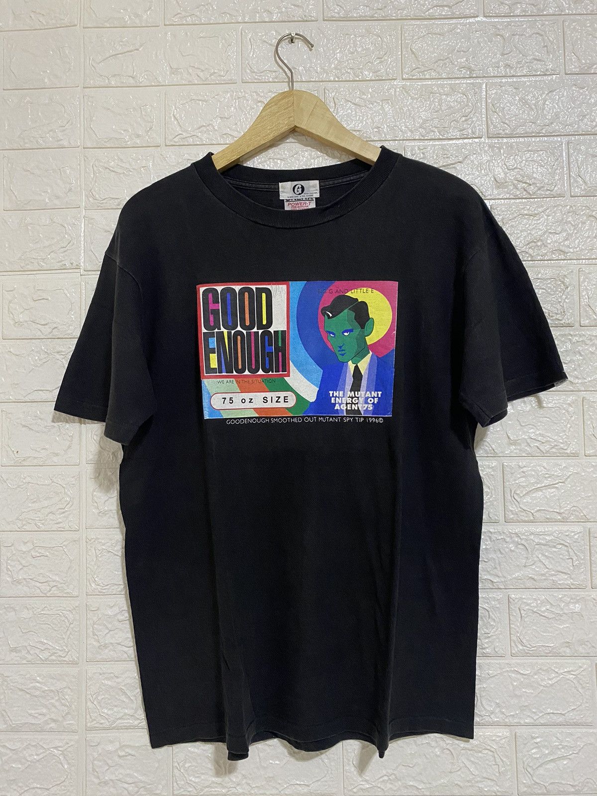 RESONATE good enought vtg Tシャツ GDEN USA製 リゾネイトグッドイナフ RESONATE GOOD ENOUGH 90S グラムG TEE