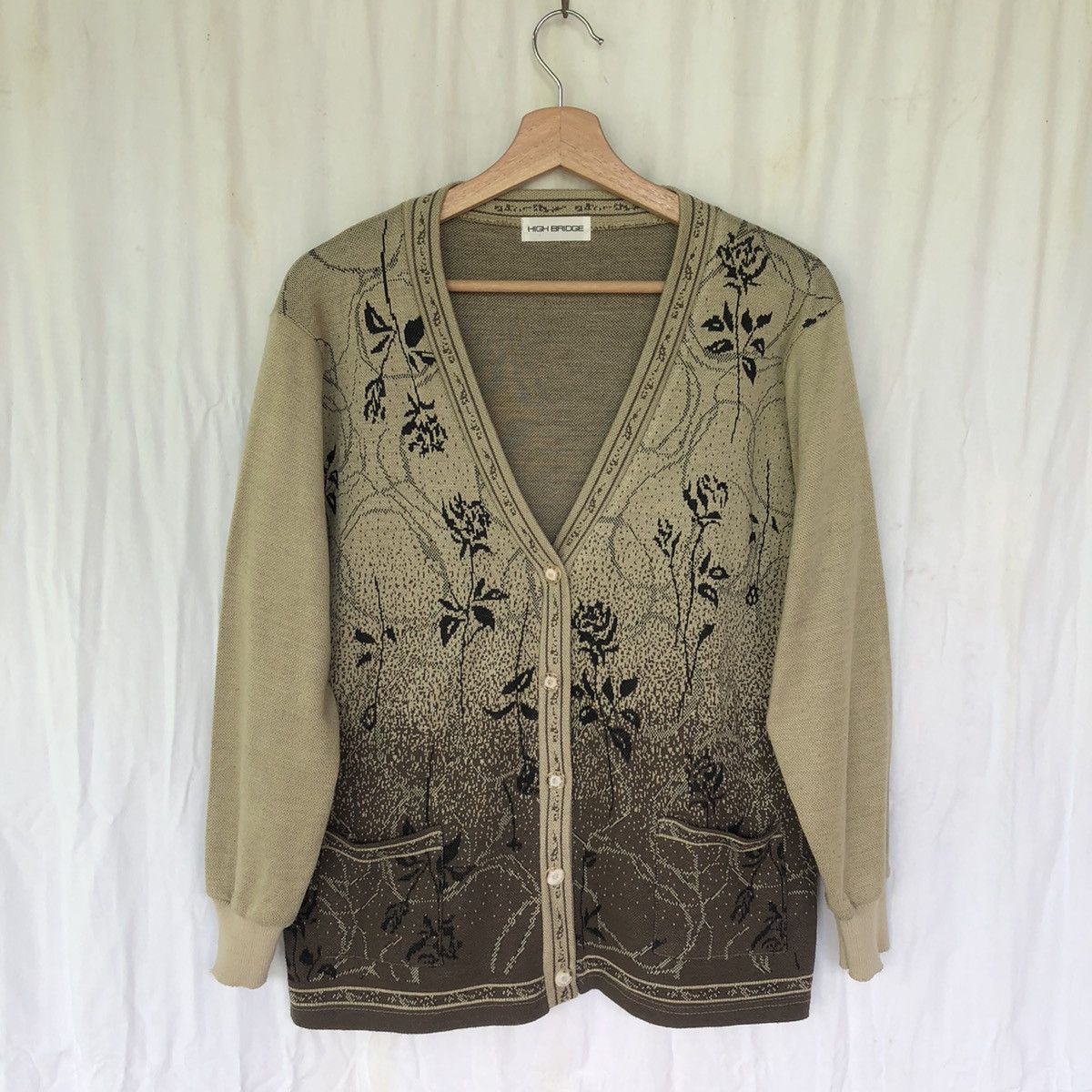 Japanese Brand vintage high bridge japan brand cardigan Size US M / EU 48-50 / 2 - 1 Thumbnail