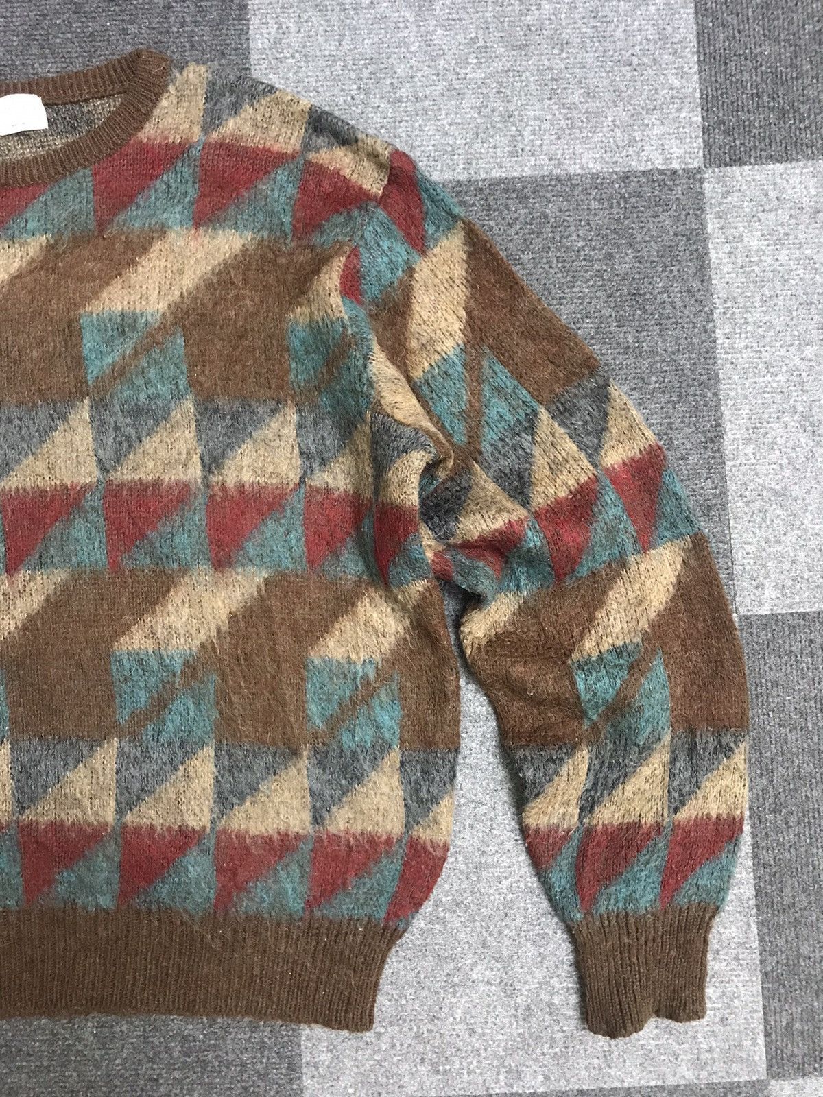 Aran Isles Knitwear × Japanese Brand Optional Multicolor Artisanal Very Rare Motive Knitwear Size US M / EU 48-50 / 2 - 2 Thumbnail