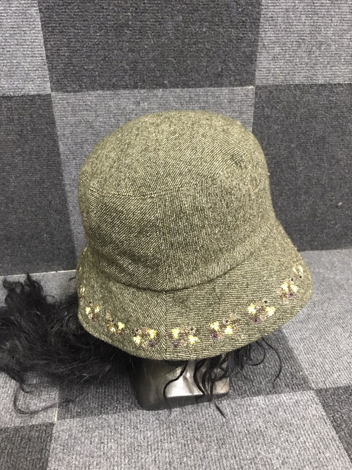Anna Sui ANNA SUI Flower Embroidery Designer Archival Hat Size ONE SIZE - 4 Thumbnail