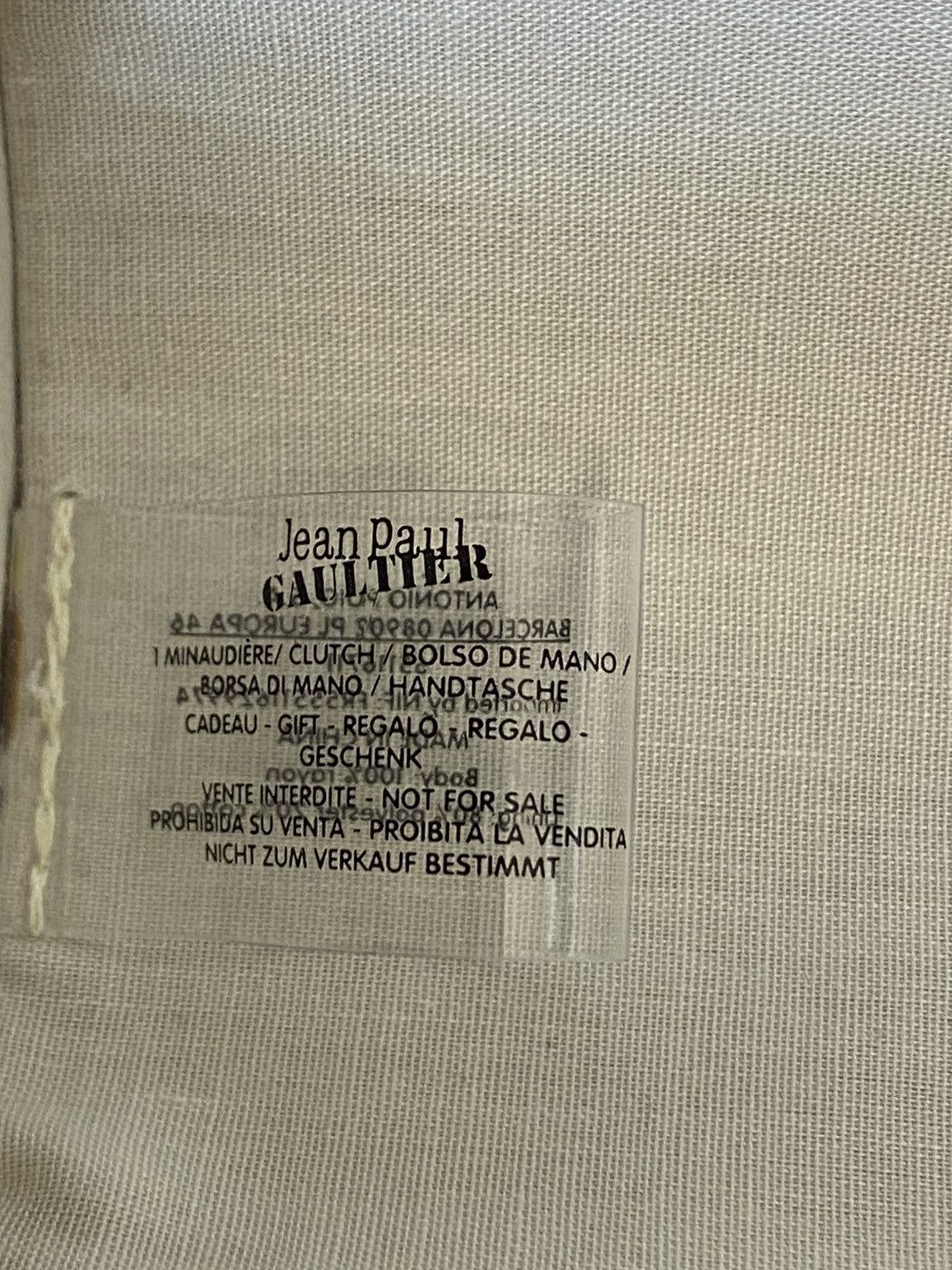 Jean Paul Gaultier Jean Paul Gaultier Velvet clutch Luxury Mini bag Size ONE SIZE - 9 Thumbnail