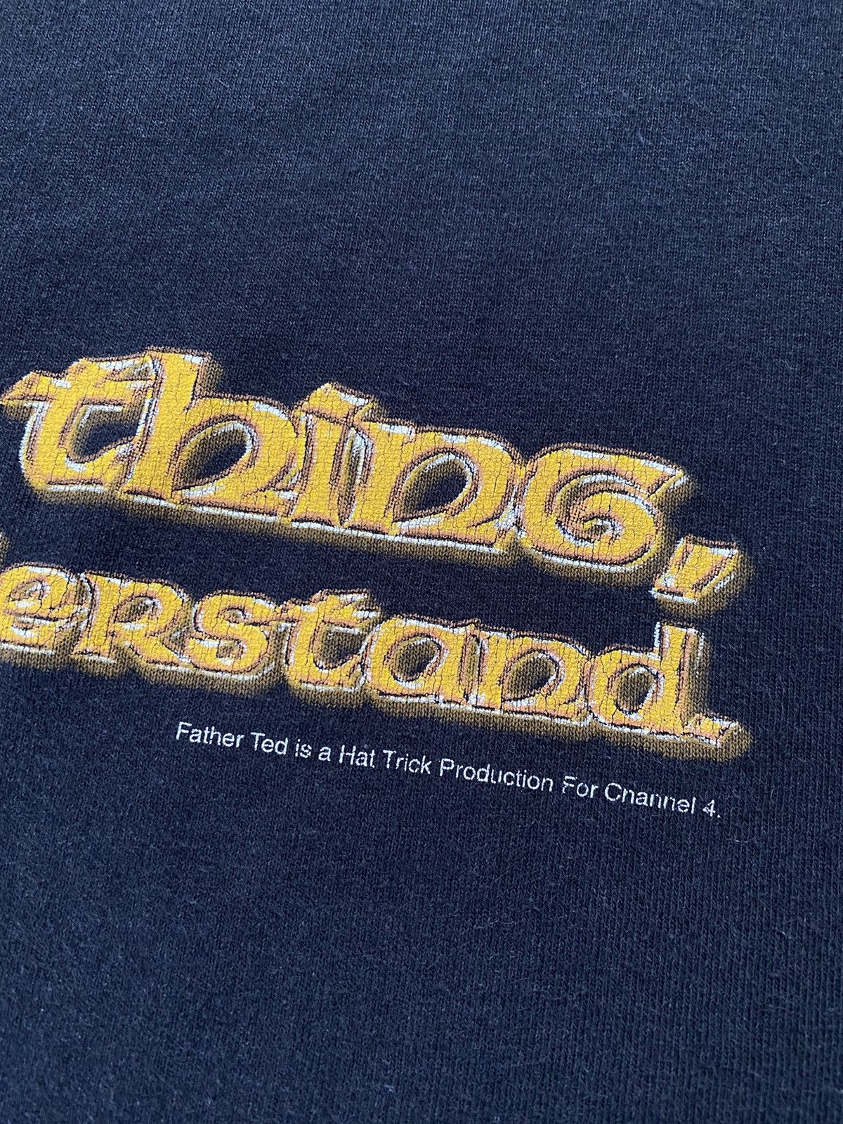 Vintage Vintage Y2K Fathet Ted TV Series T Shirt Hip Hop Tee Size US XL / EU 56 / 4 - 4 Thumbnail