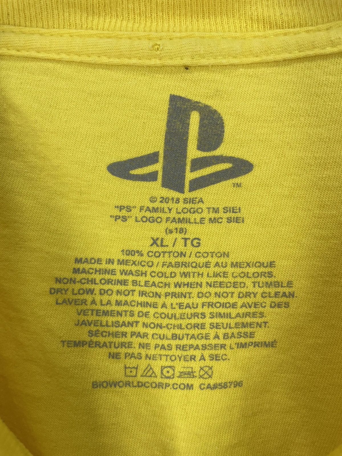 Playstation PlayStation game promo t shirt Size US XL / EU 56 / 4 - 6 Thumbnail
