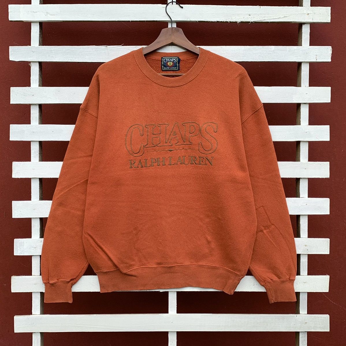 Chaps Ralph Lauren Vintage 90s Chaps Ralph Lauren Sweatshirt Embroidered Logo Size US L / EU 52-54 / 3 - 1 Thumbnail