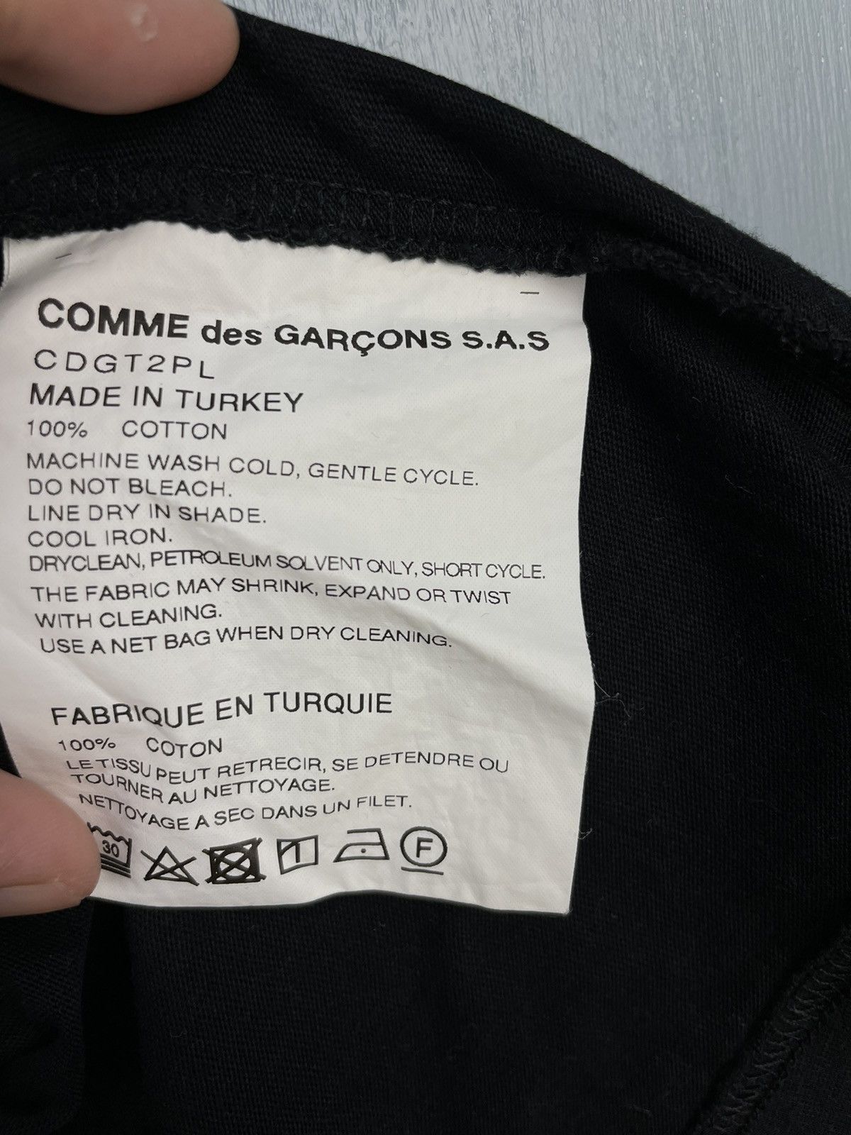 Comme des Garcons Comme des Garçons Shirt plain t shirt Size US M / EU 48-50 / 2 - 5 Thumbnail