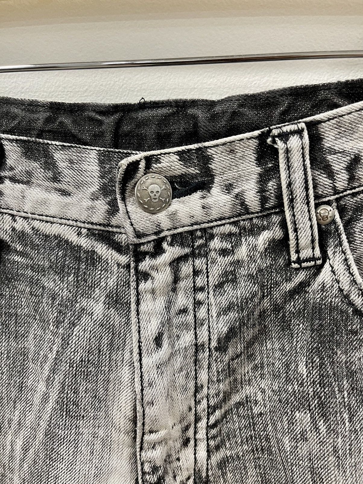 Japanese Brand VINTAGE🔥JAPAN PUNK SEDITIONARIES FLARE DISTRESSED SKULL POEM Size US 28 / EU 44 - 9 Thumbnail