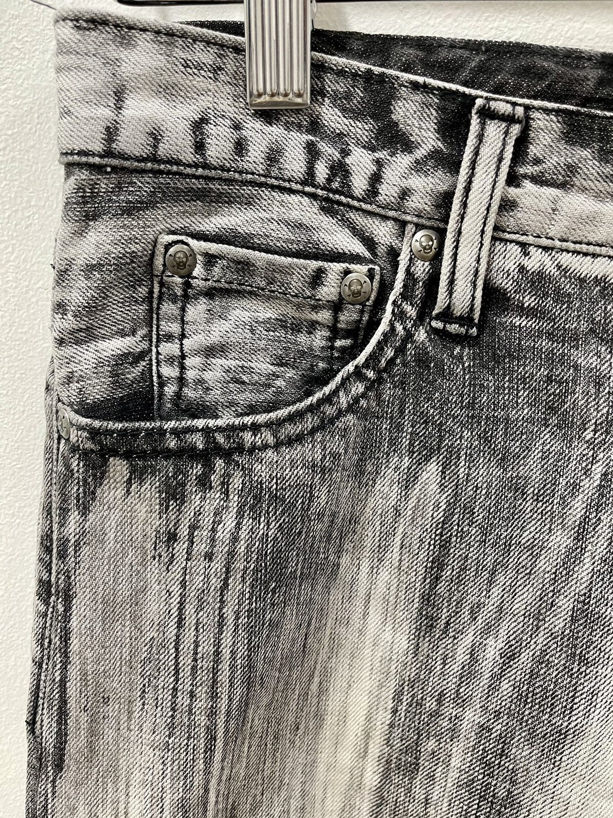 Japanese Brand VINTAGE🔥JAPAN PUNK SEDITIONARIES FLARE DISTRESSED SKULL POEM Size US 28 / EU 44 - 7 Thumbnail