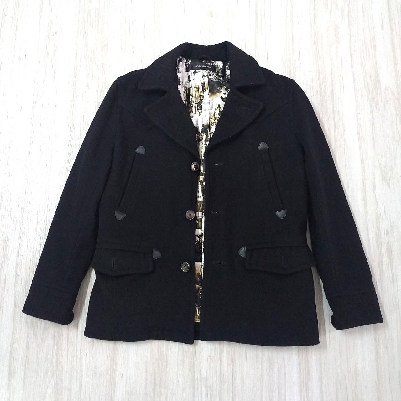 Beauty Beast JACKROSE Single-Breasted Peacoat Wool Jacket Size US M / EU 48-50 / 2 - 5 Thumbnail