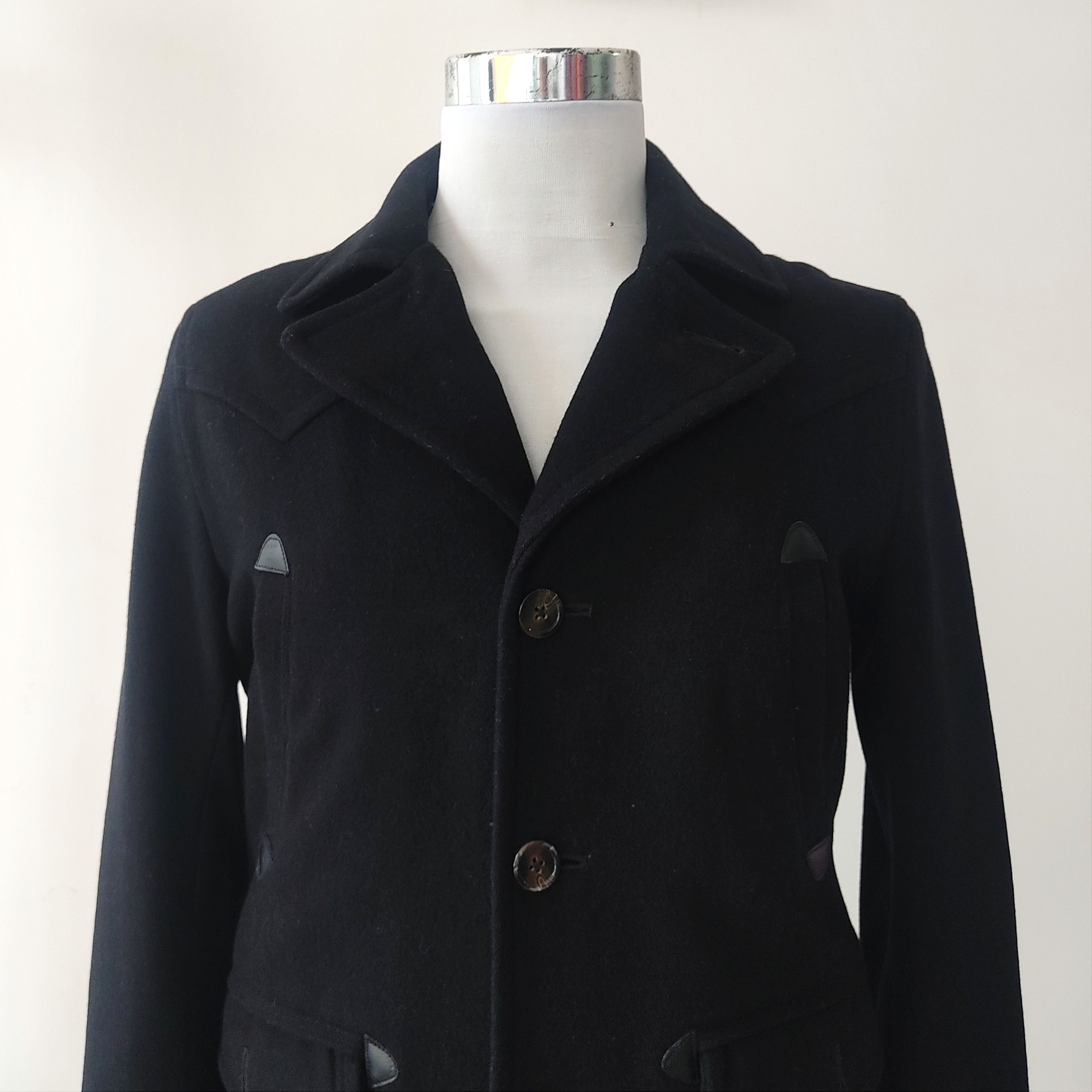 Beauty Beast JACKROSE Single-Breasted Peacoat Wool Jacket Size US M / EU 48-50 / 2 - 3 Thumbnail