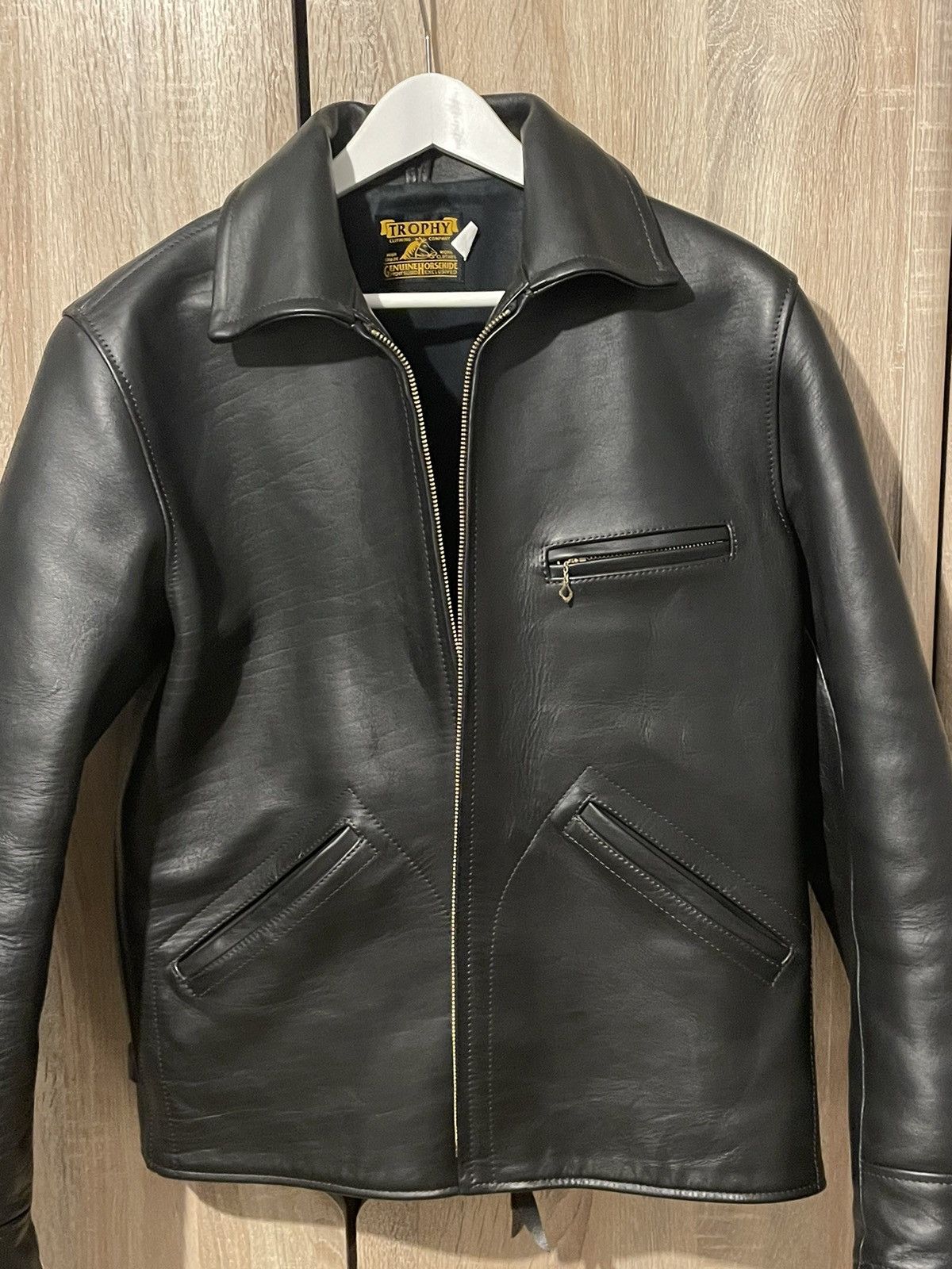 Trophy Clothing Trophy Clothing Leather Jacket 42 Japanese Horsehide ...