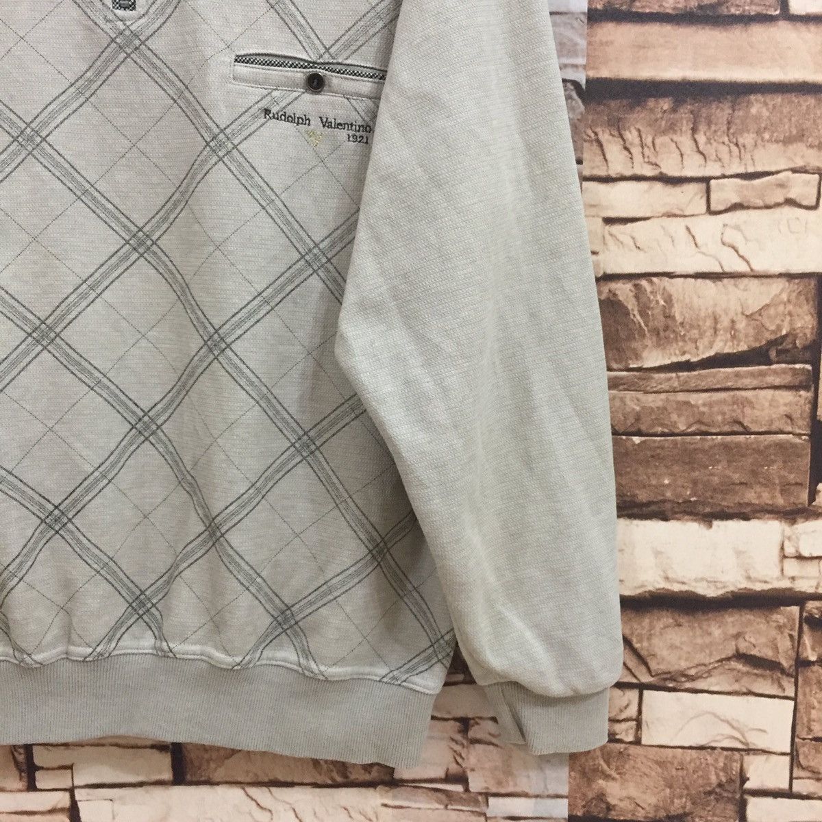 Valentino Vintage RUDOLPH VALENTINO sweatshirt embroidered size L Size US L / EU 52-54 / 3 - 5 Thumbnail