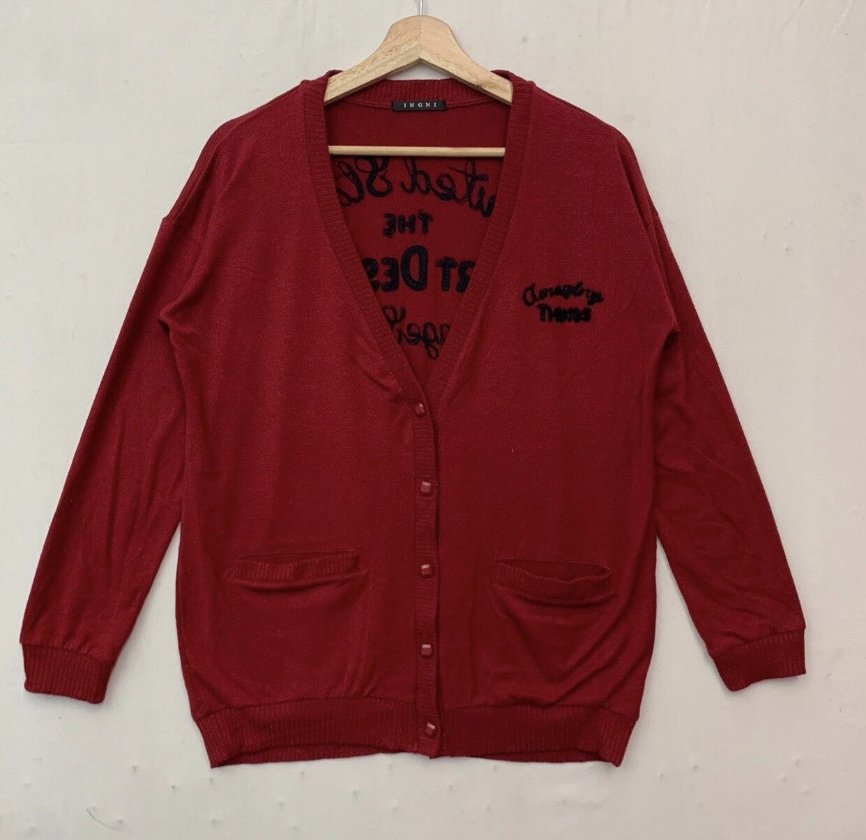 Japanese Brand Vintage igni Kurt cobain cardigan Size US M / EU 48-50 / 2 - 1 Thumbnail