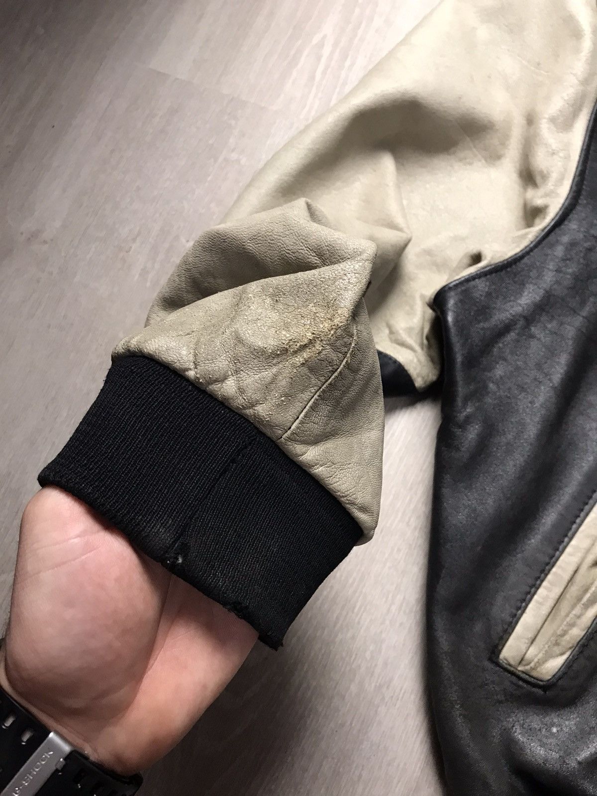 Genuine Leather Rare 🔥 80s Vintage DAKOTA biker leather jacket American 🇺🇸 Size US XXL / EU 58 / 5 - 11 Thumbnail