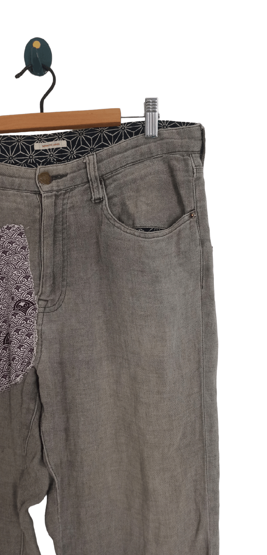Eternal × Japanese Brand Japanese Brand Eternal Sample Patchwork Soft Cotton Pants Size US 32 / EU 48 - 2 Thumbnail