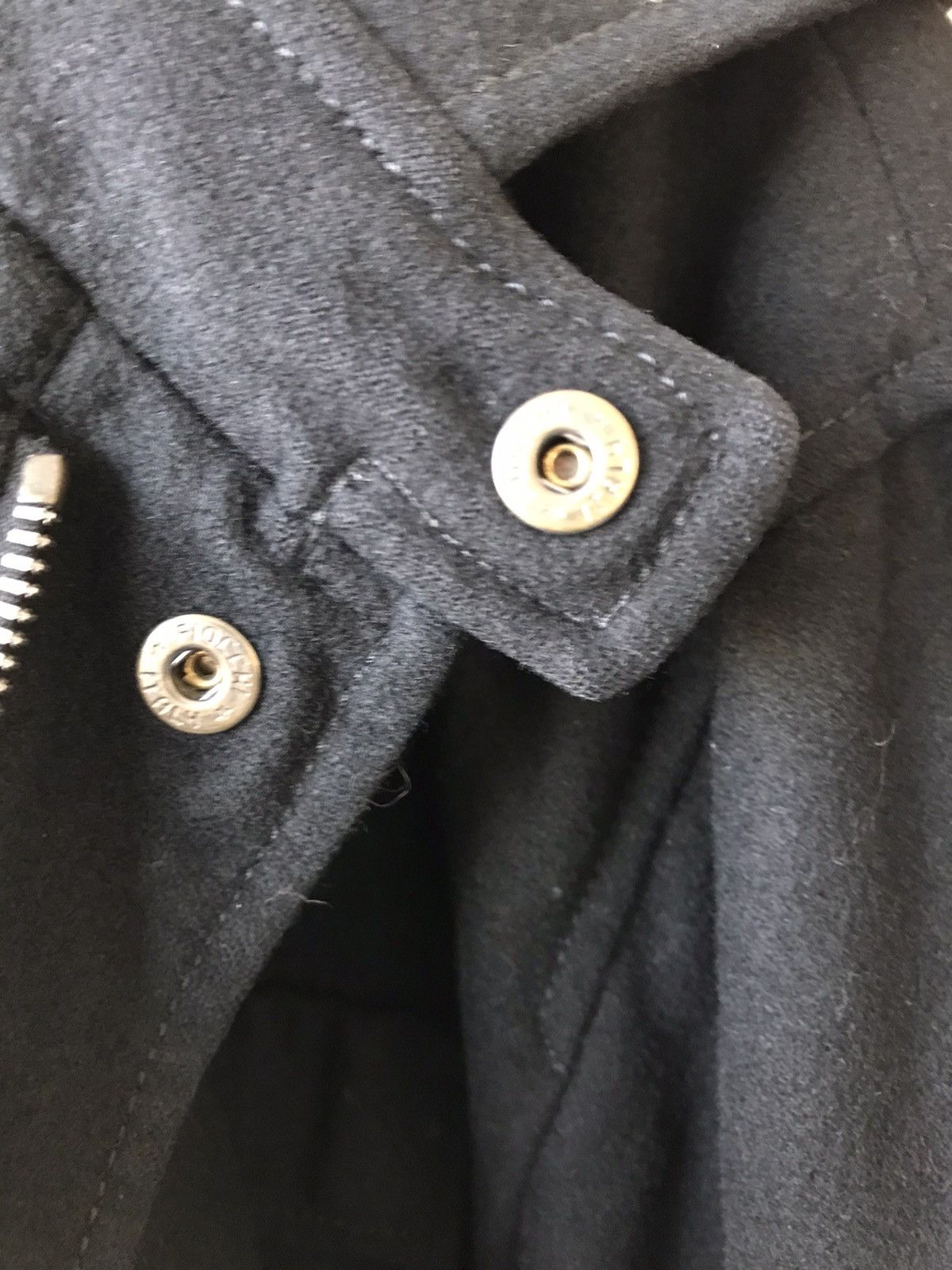 Jil Sander Black Wool Jacket/Coat Size US L / EU 52-54 / 3 - 8 Thumbnail