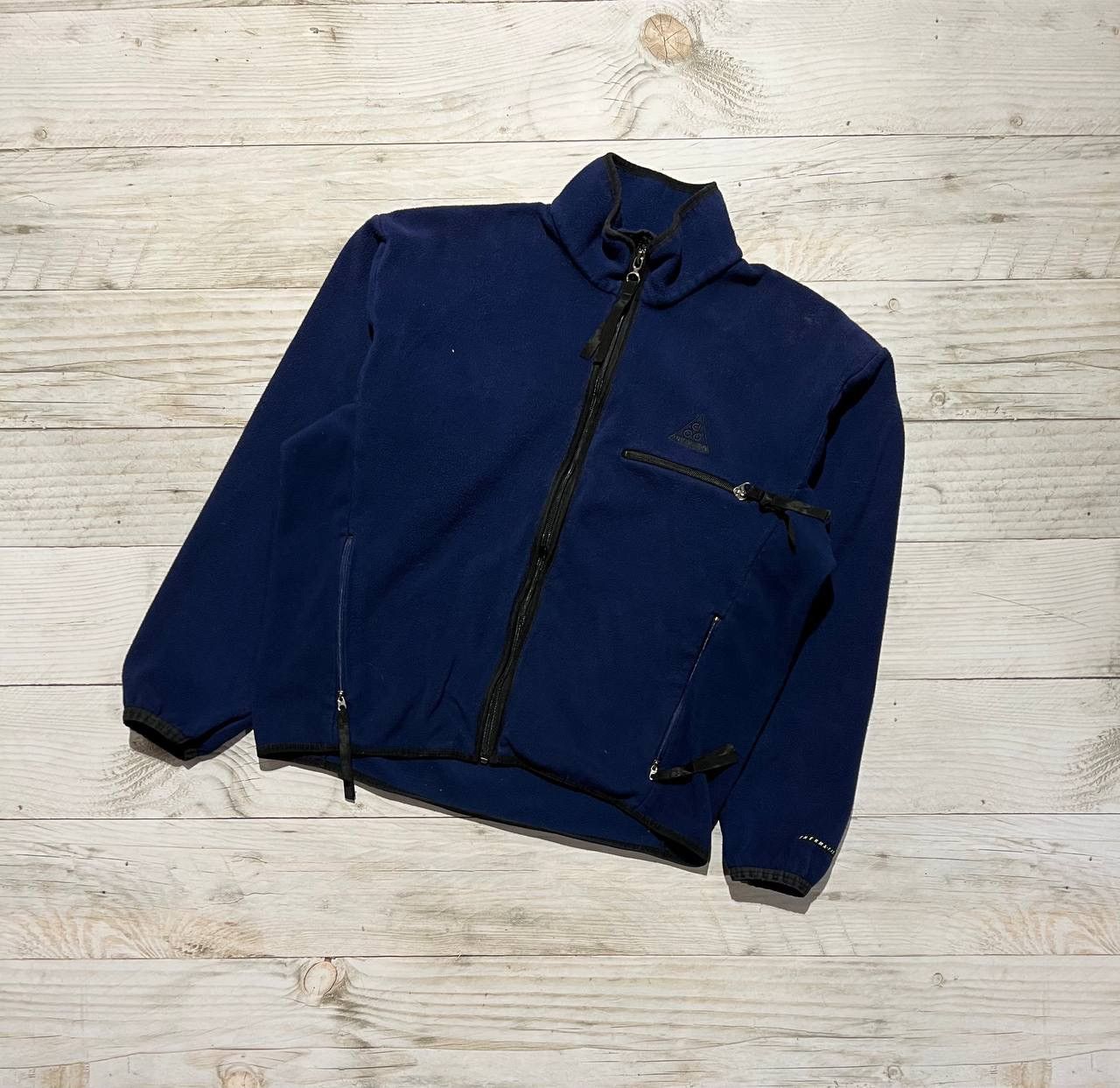 image of Vintage Nike Acg Fleece Jacket Full Zip Gorpcore 2000S in Blue, Men's (Size Medium)