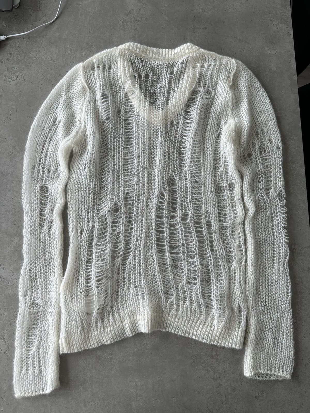Rick Owens Rick Owens Spider distressed knitted top Size US S / EU 44-46 / 1 - 2 Thumbnail