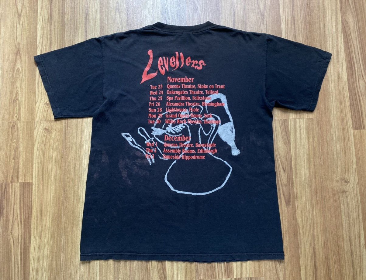 Band Tees Vintage Levellers T Shirt Tee like Pink Floyd Doors Size US L / EU 52-54 / 3 - 13 Thumbnail