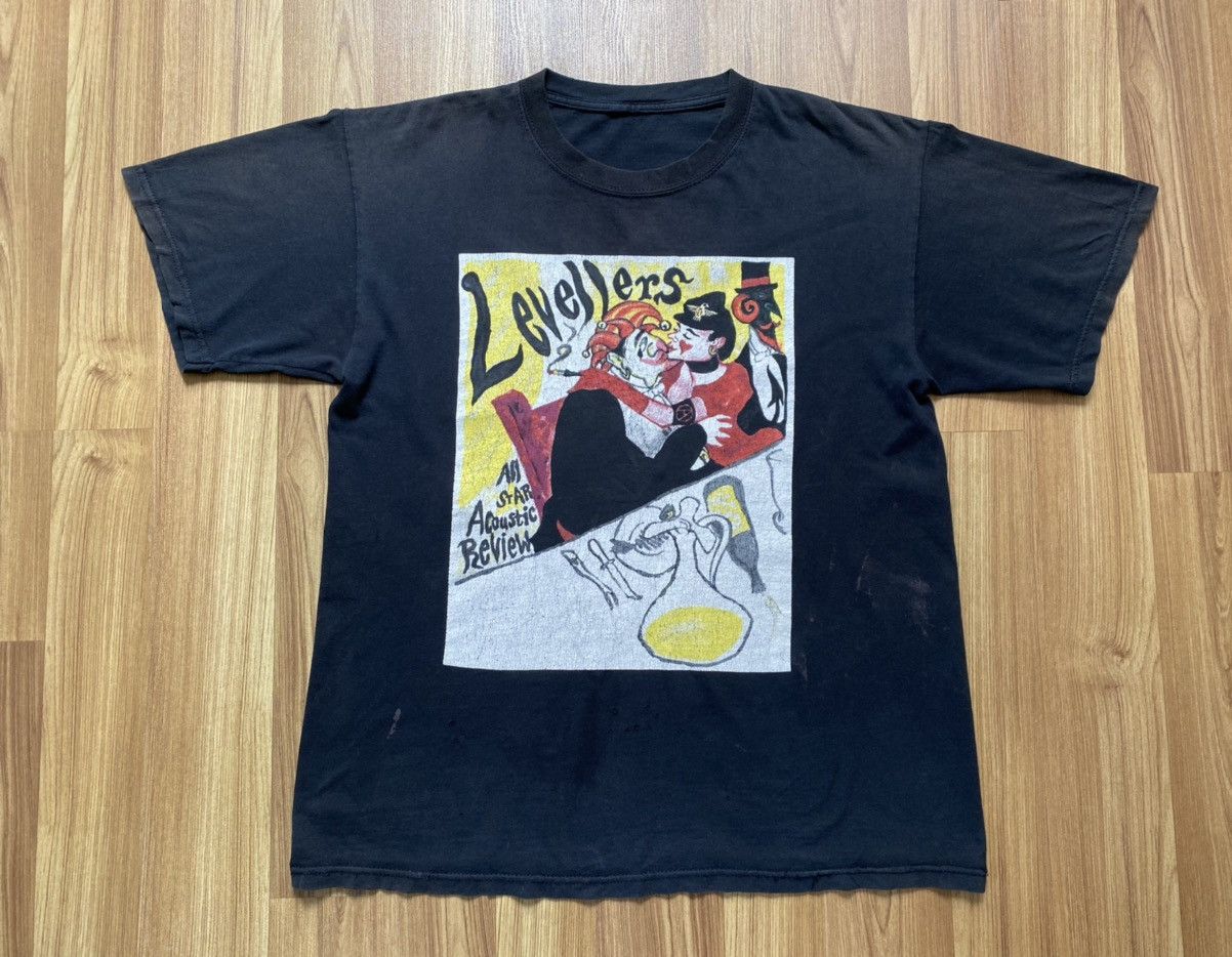 Band Tees Vintage Levellers T Shirt Tee like Pink Floyd Doors Size US L / EU 52-54 / 3 - 1 Thumbnail