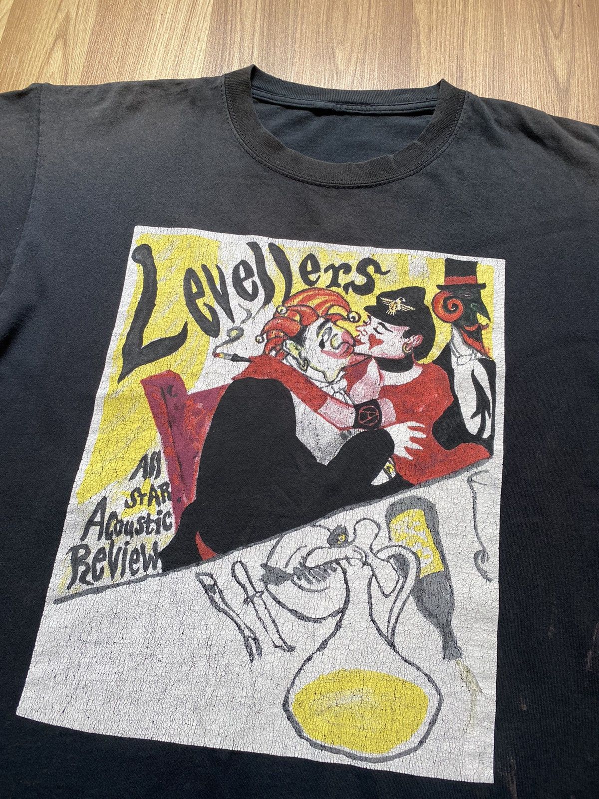 Band Tees Vintage Levellers T Shirt Tee like Pink Floyd Doors Size US L / EU 52-54 / 3 - 2 Thumbnail