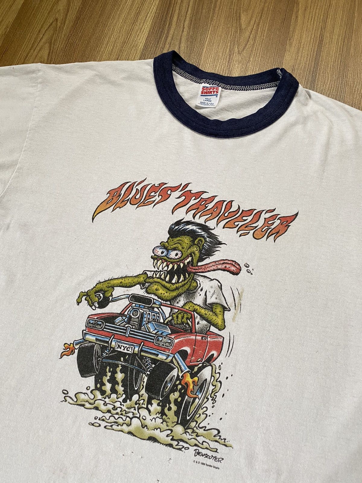 Band Tees Vintage Y2K 1996 Blues Traveler T Shirt Band Tee Cat Size US L / EU 52-54 / 3 - 2 Thumbnail