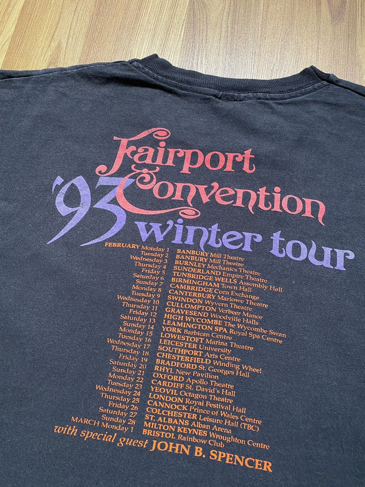 Band Tees Vintage Fairport Convention T Shirt 1993 like Pink Floyd Size US XL / EU 56 / 4 - 11 Thumbnail