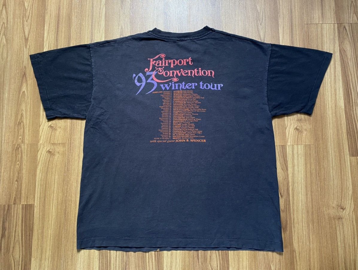 Band Tees Vintage Fairport Convention T Shirt 1993 like Pink Floyd Size US XL / EU 56 / 4 - 10 Thumbnail
