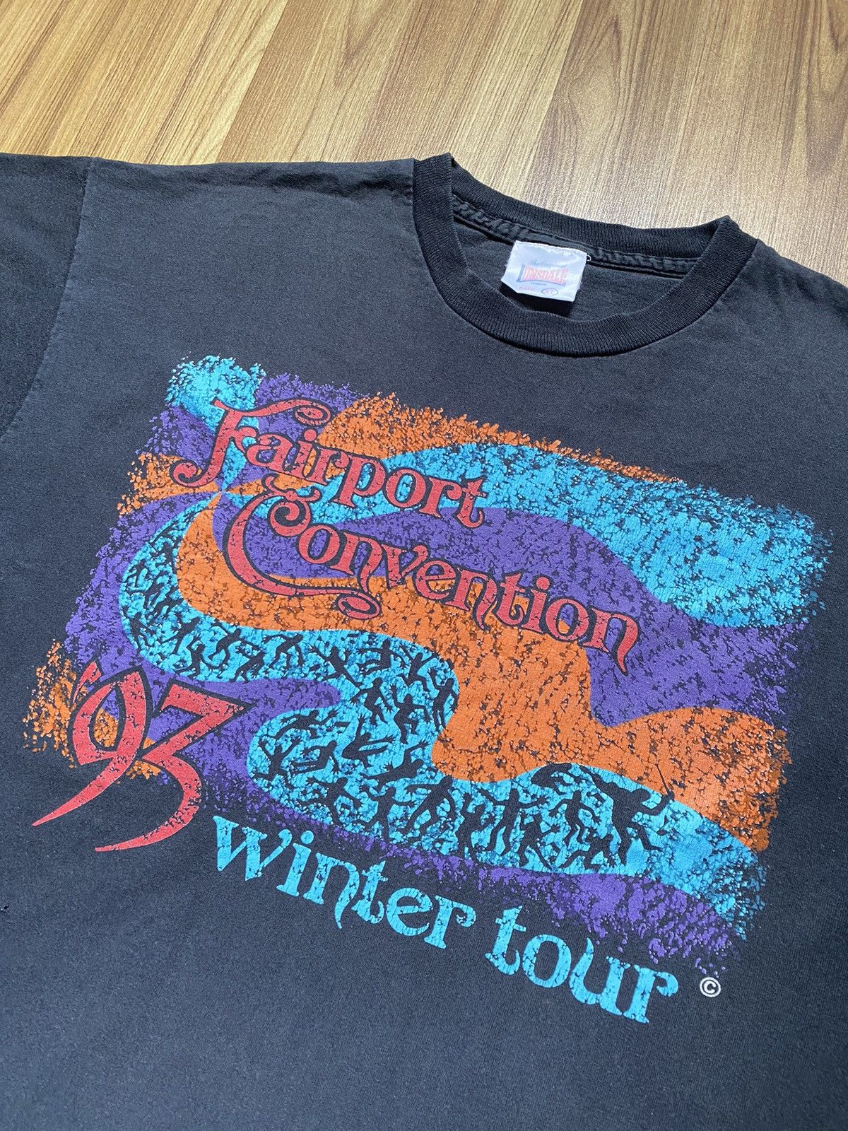 Band Tees Vintage Fairport Convention T Shirt 1993 like Pink Floyd Size US XL / EU 56 / 4 - 2 Thumbnail