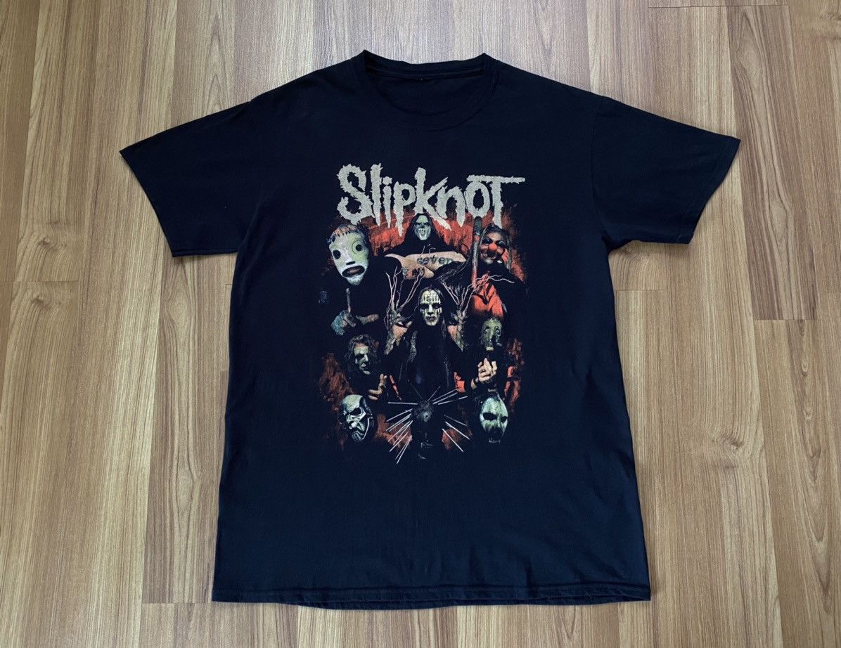 Band Tees Y2K Slipknot Band T Shirt Tee like Rammstein Linkin Park Size US M / EU 48-50 / 2 - 1 Thumbnail