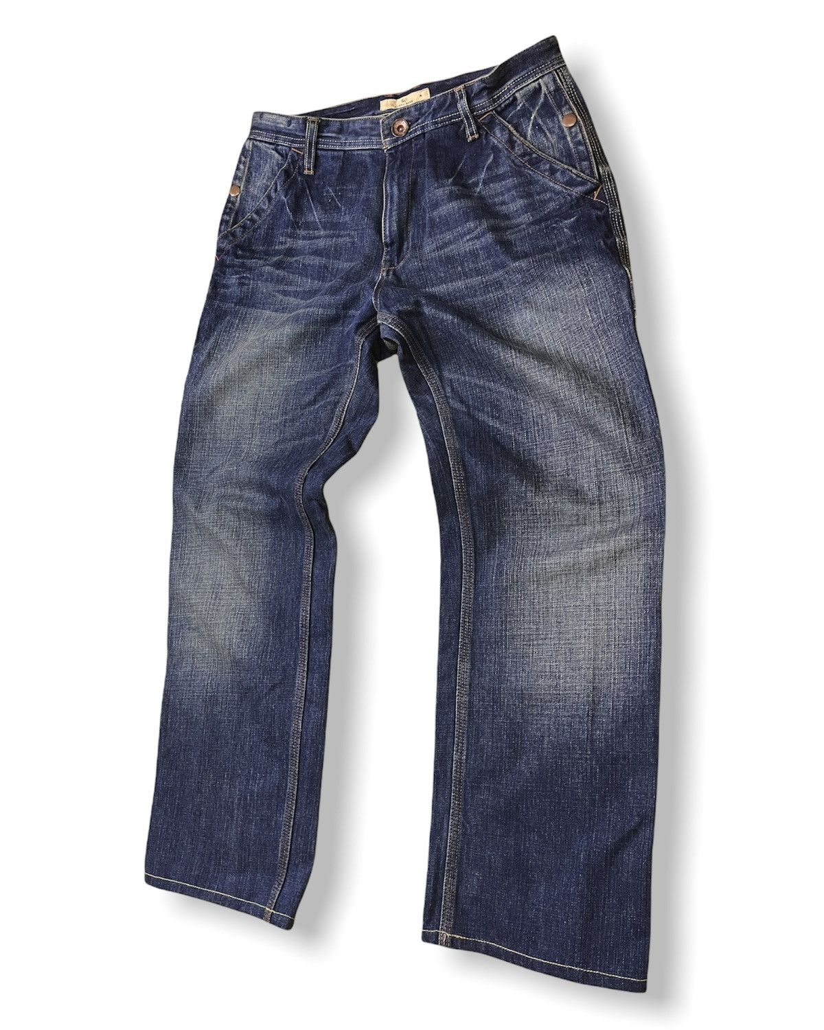 Global Work GLOBAL WORK CARGO WORKERS MULTI-POCKETS DENIM JAPAN Size US 34 / EU 50 - 5 Thumbnail