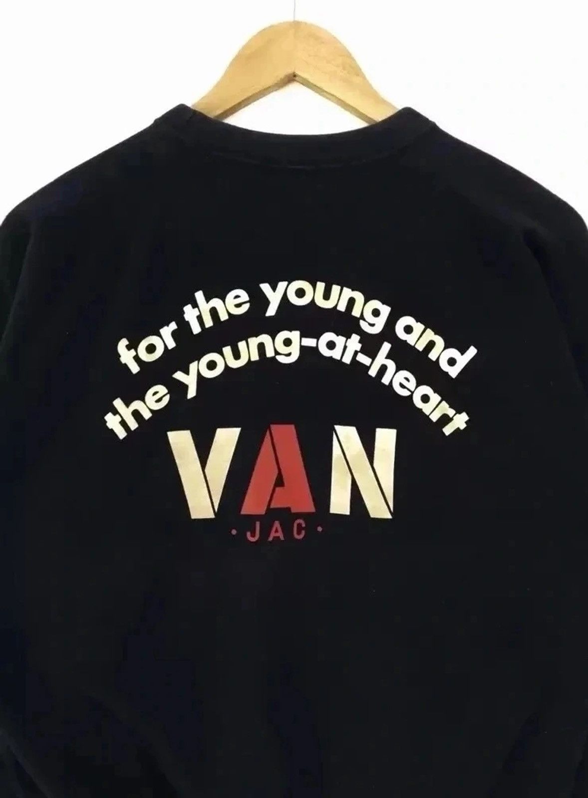 Japanese Brand × Van Vintage Van Jac Sweatshirt big logo streetwear Size US M / EU 48-50 / 2 - 3 Thumbnail