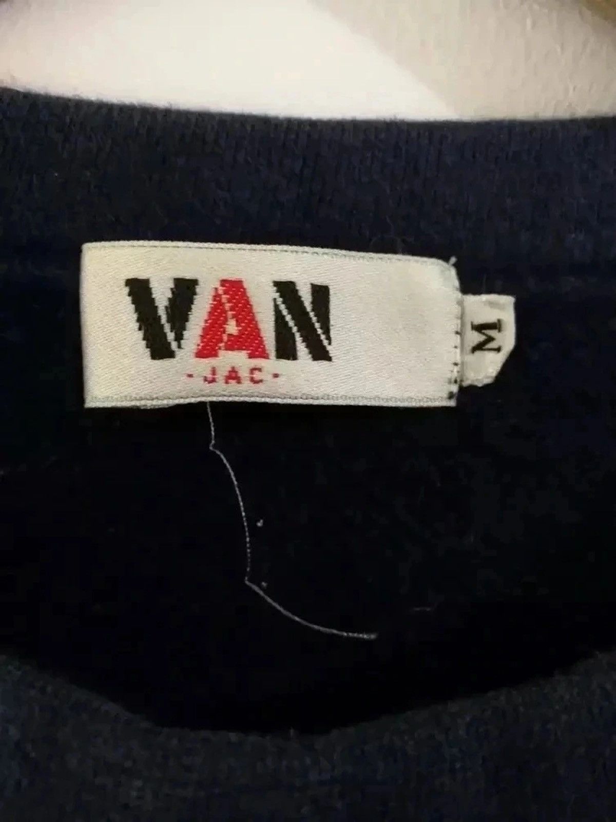 Japanese Brand × Van Vintage Van Jac Sweatshirt big logo streetwear Size US M / EU 48-50 / 2 - 4 Thumbnail