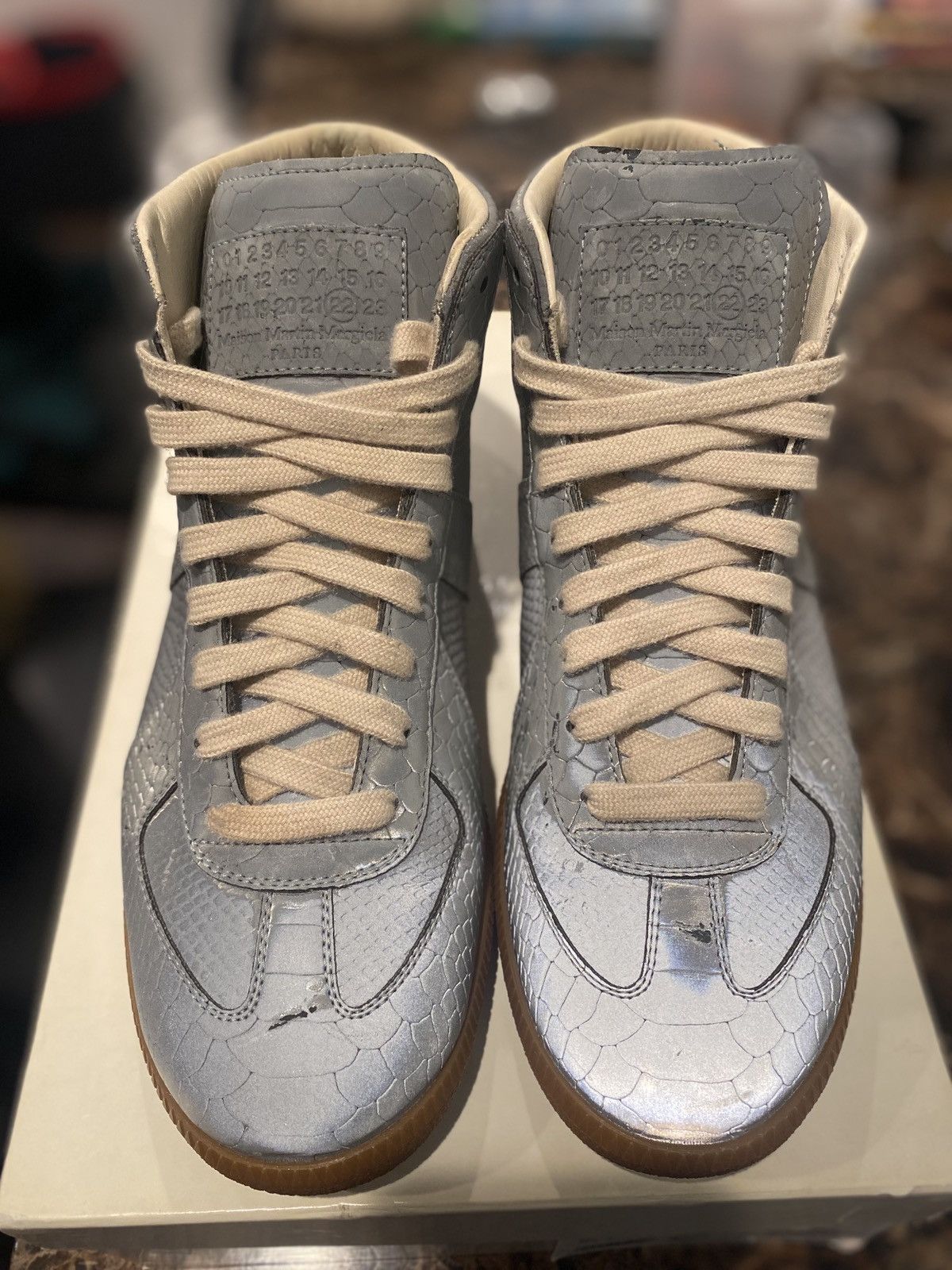 Maison Margiela MARGIELA 22 3M REPTILE REFLECTIVE **Rare** Size US 9 / EU 42 - 6 Thumbnail