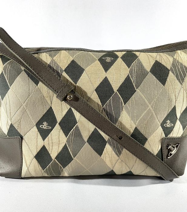 Vivienne westwood sale tartan argyle crossbody bag grailed