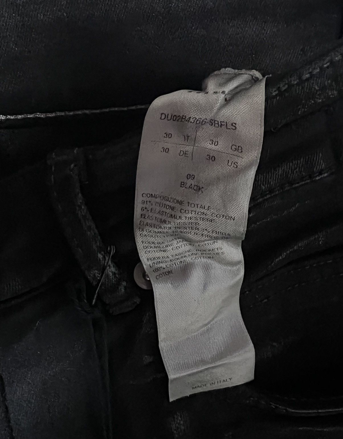Rick Owens Drkshdw NEW FW22 STROBE FOIL WAXED DETROIT DISTRESSED JEANS SIZE 30 Size US 30 / EU 46 - 7 Thumbnail