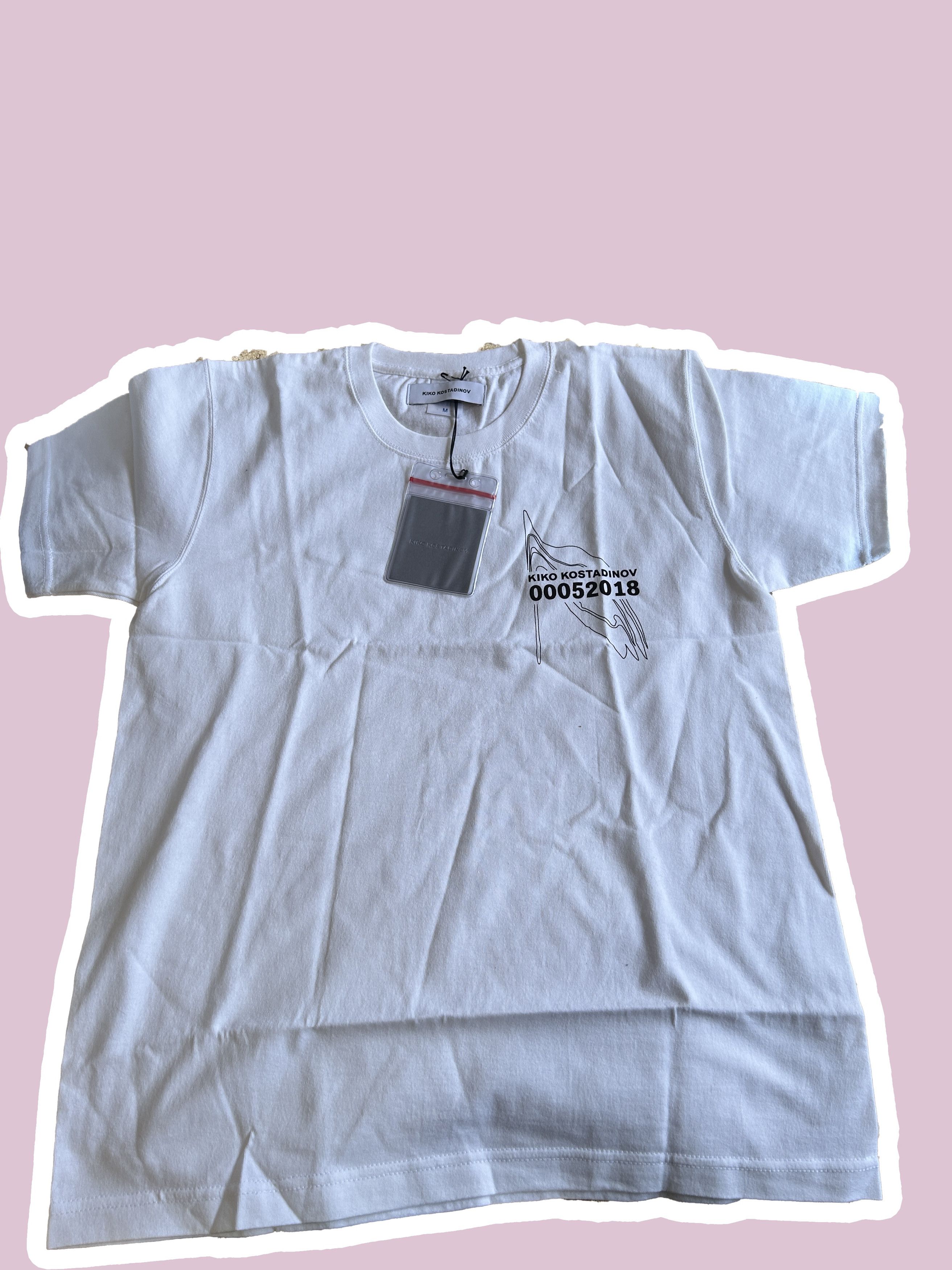 Kiko Kostadinov Obscured by Clouds White logo T-shirt Tee Affix Size US M / EU 48-50 / 2 - 2 Thumbnail