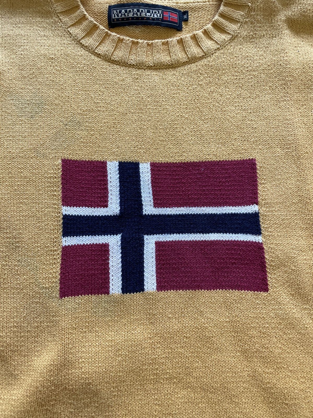 Napapijri Vintage Napapijri Norway Flag Sweater Size US XL / EU 56 / 4 - 2 Thumbnail