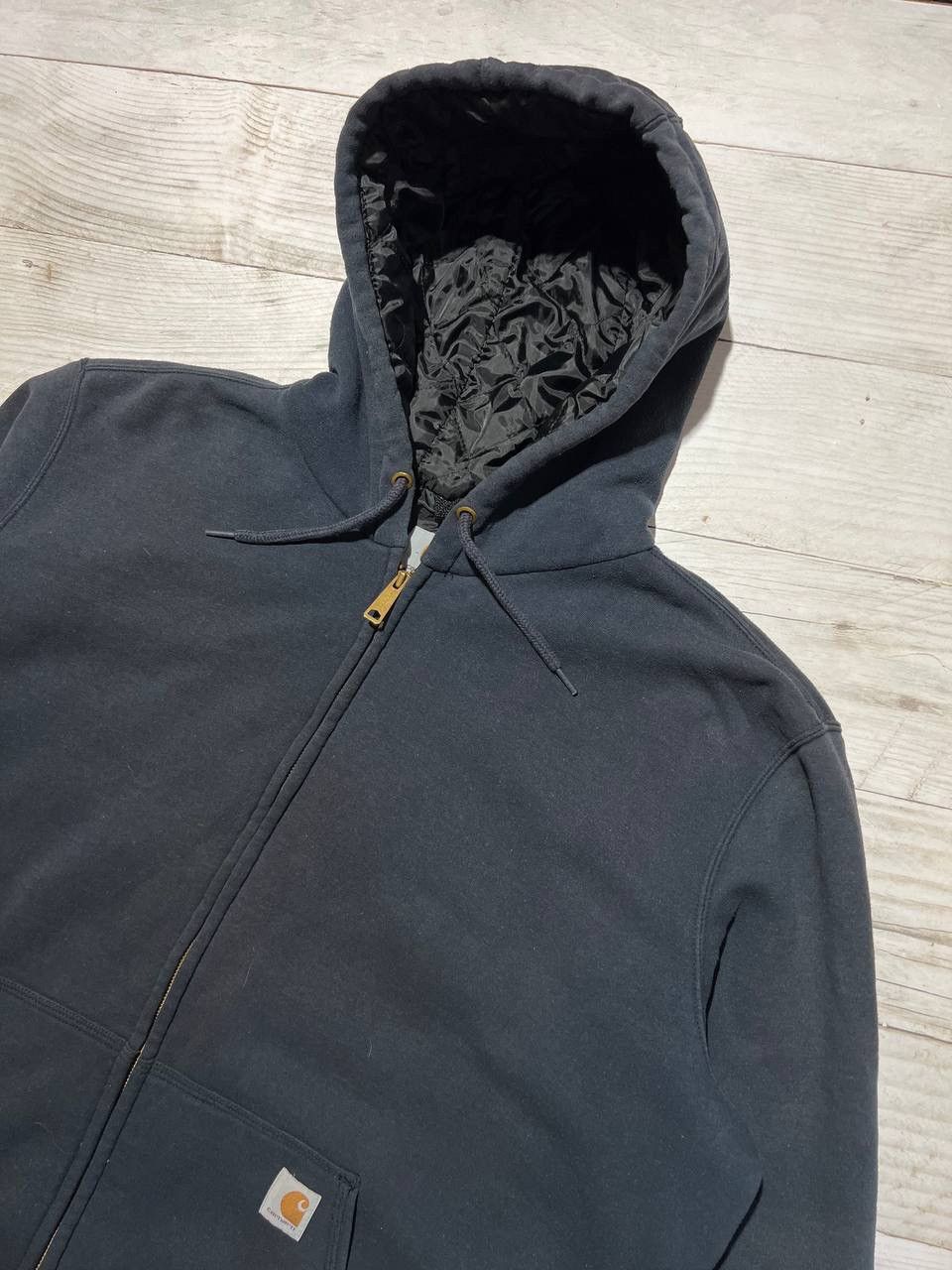 Carhartt Vintage Carhartt Jacket Distrised Feded Hooded 90s Size US XXL / EU 58 / 5 - 2 Thumbnail