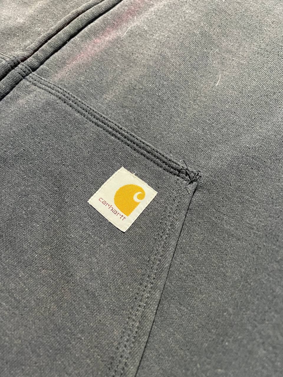 Carhartt Vintage Carhartt Jacket Distrised Feded Hooded 90s Size US XXL / EU 58 / 5 - 3 Thumbnail